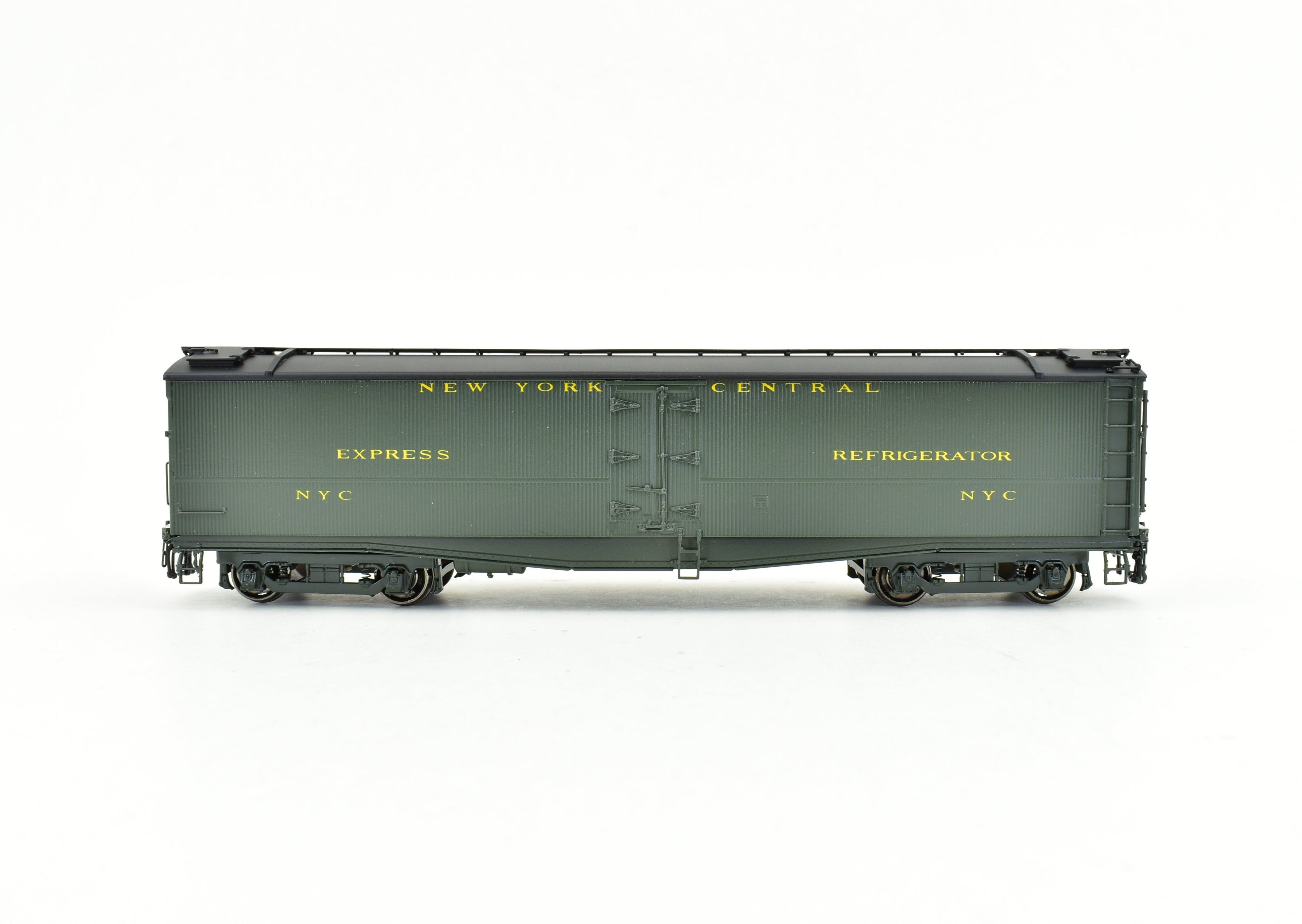HO Scale Brass Railworks New York Central Wood Reefer Express Refrigerated Freight Car Model for Model Railroading