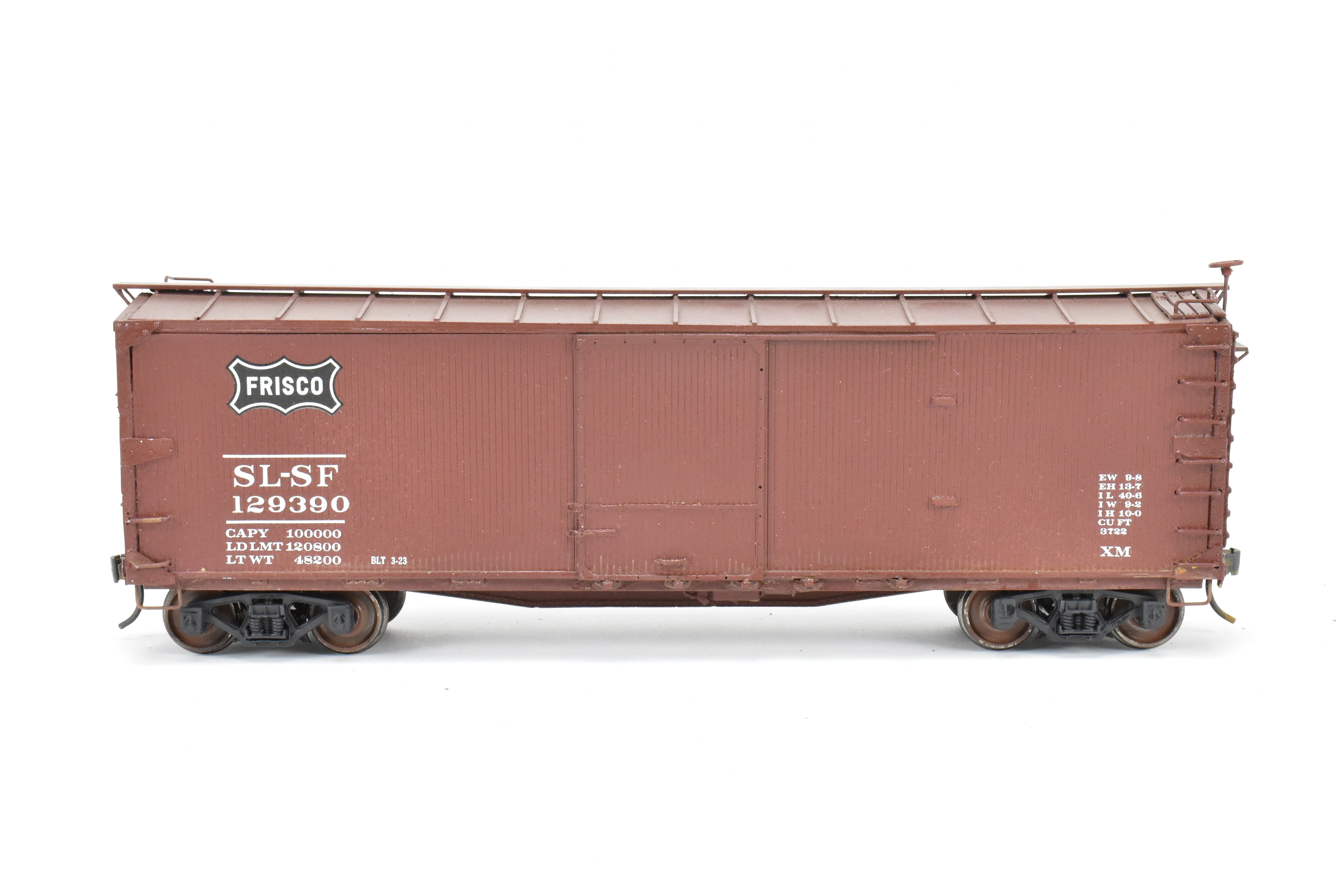 O Scale Chooch Resin Ultra Scale SLSF - Frisco 40' USRA Double Sheathed Ready-to-Run Box Car