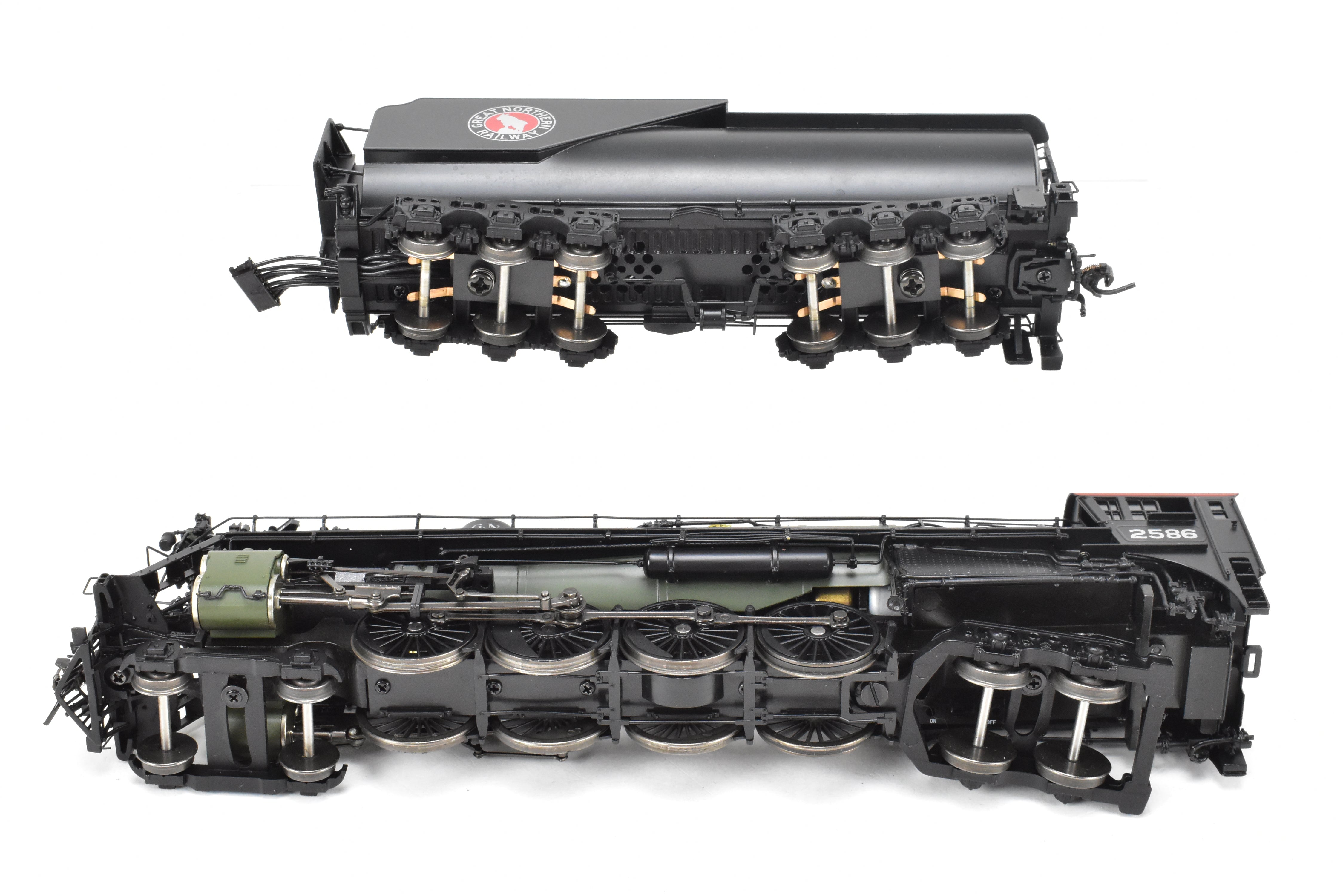 HO Scale Brass Hybrid BLI Great Northern S - 2 4 - 8 - 4 FP 2586 with DCC and Sound