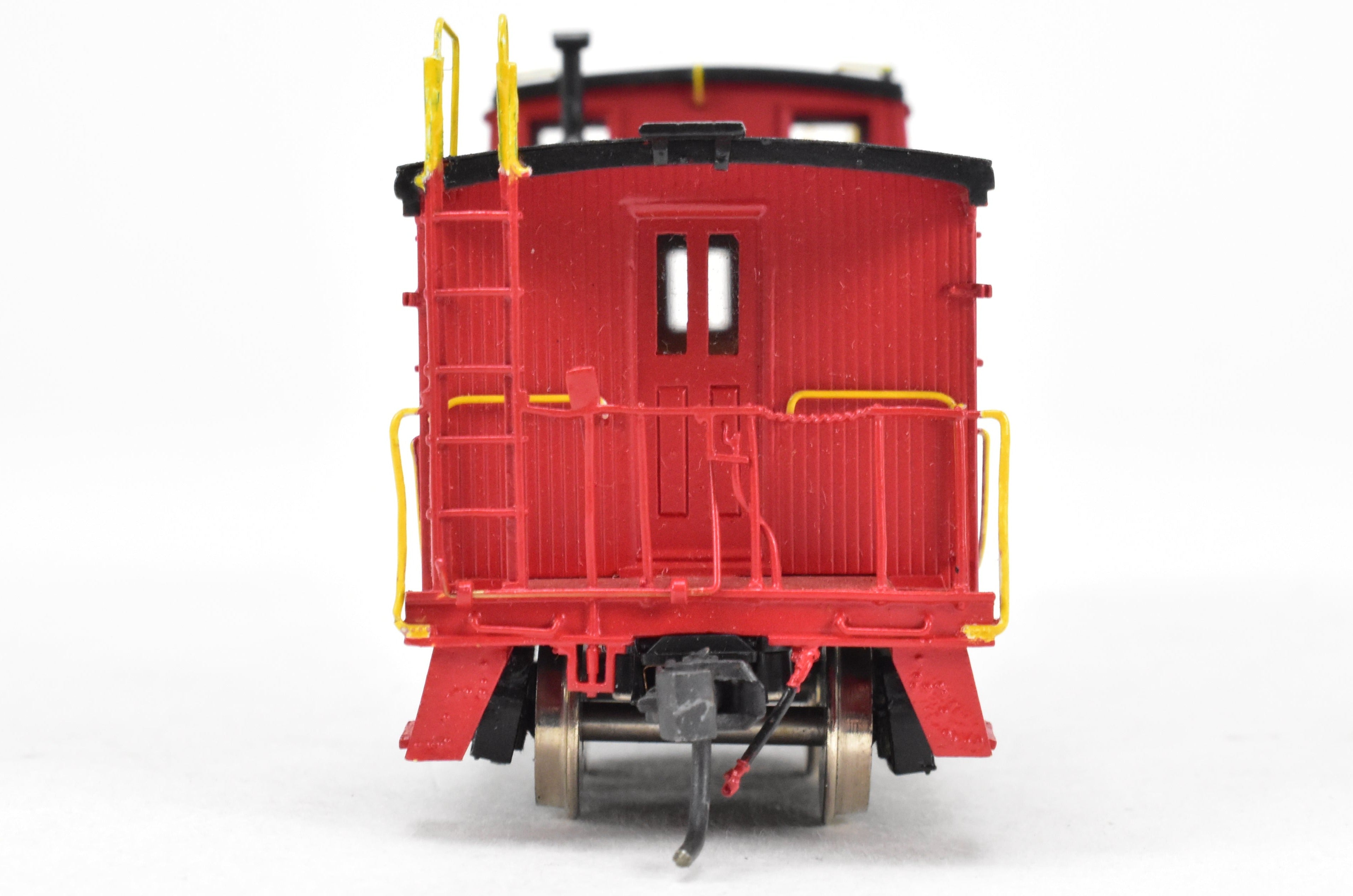 HO Scale Brass Model Train Caboose - OMI (Overland Models, Inc.) Florida East Coast Wood Side - Door Caboose, Car Number 705