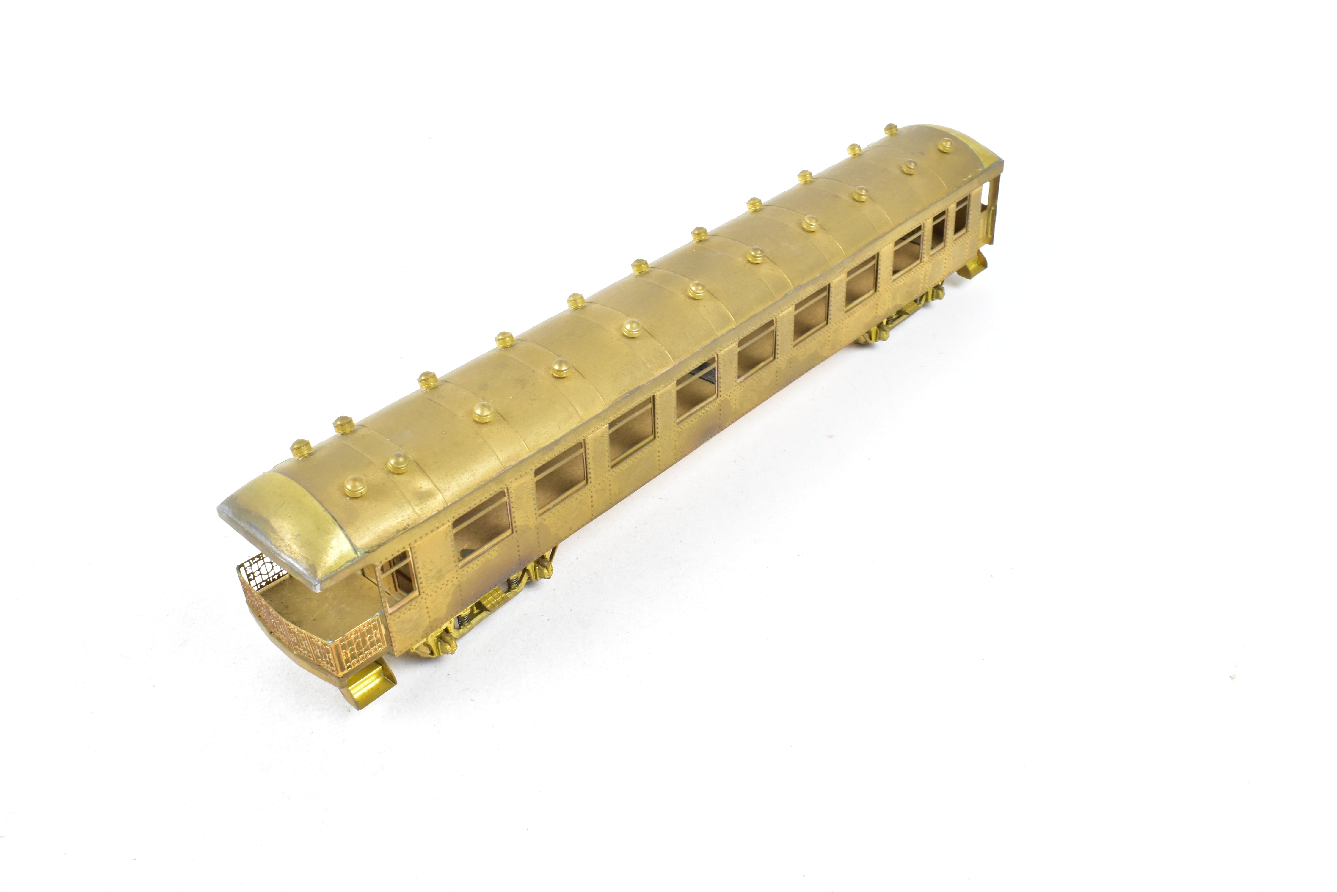 HO Scale Brass Ken Kidder Southern Pacific Harriman 60' Observation Car with PSC Trucks