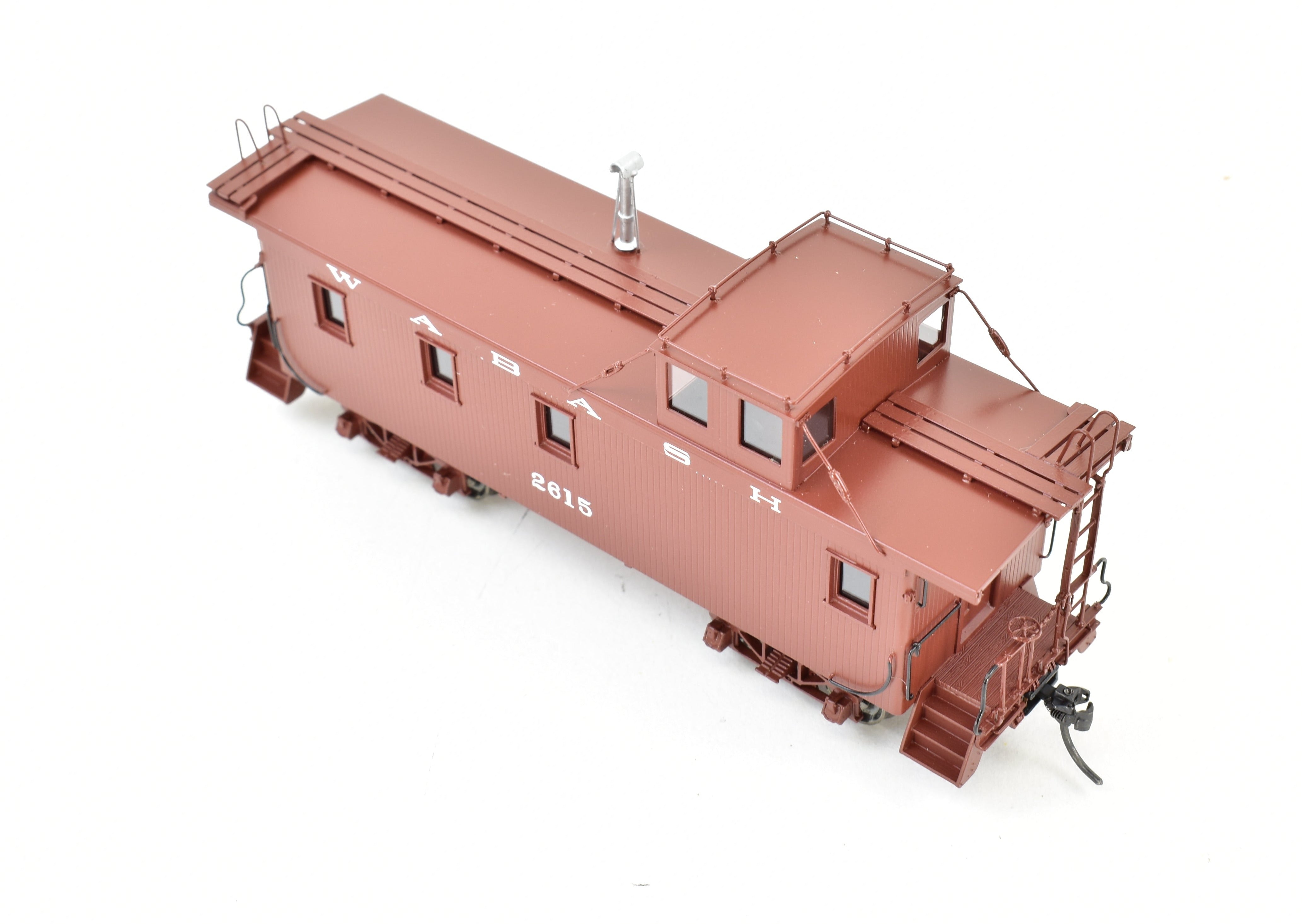HO Scale Brass Wabash Wood Side Caboose FP #2615 by OMI Overland Models