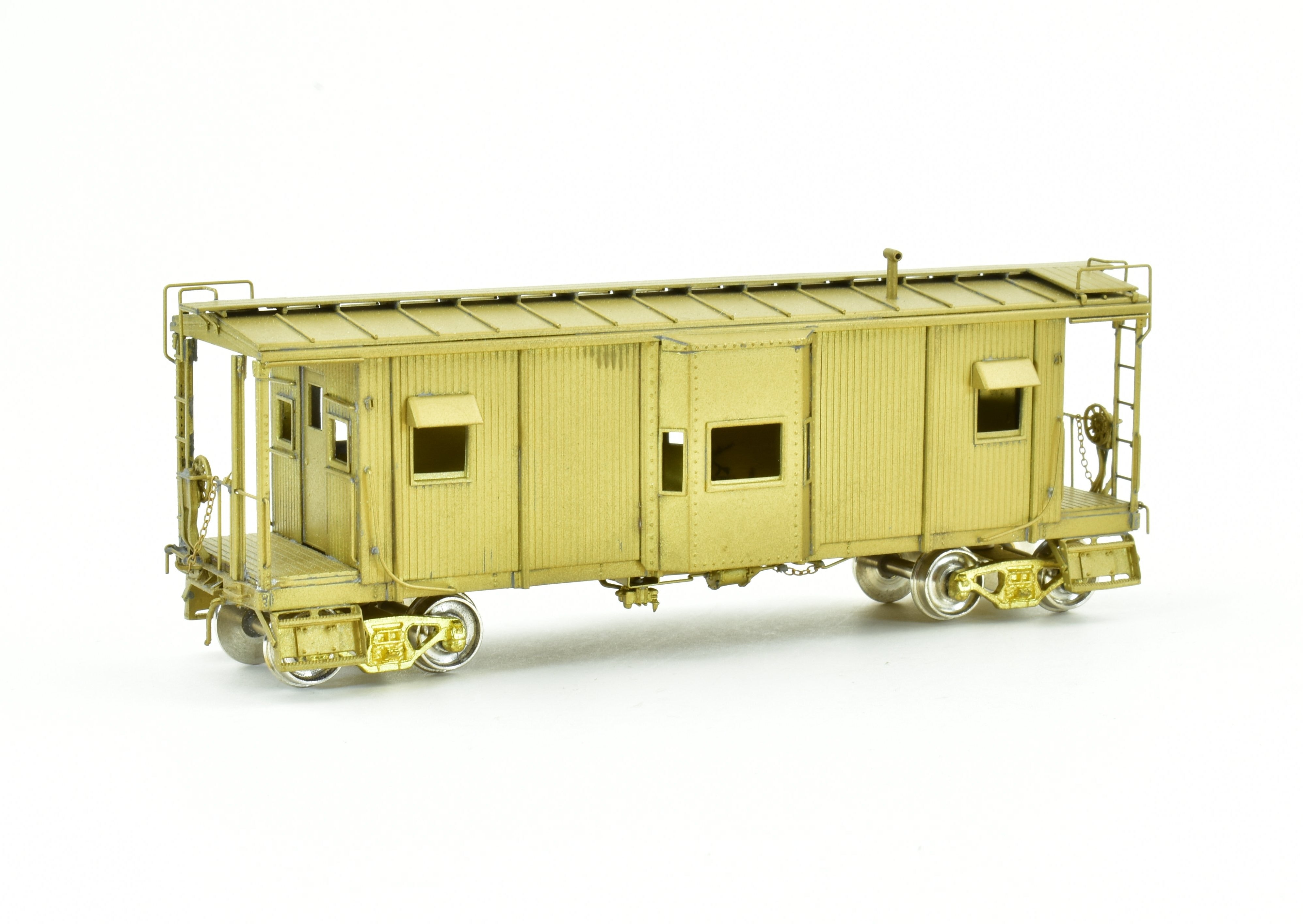 HO Scale Brass Oriental Limited Baltimore & Ohio I-13 Wood Bay Window Caboose Model Train Collectible