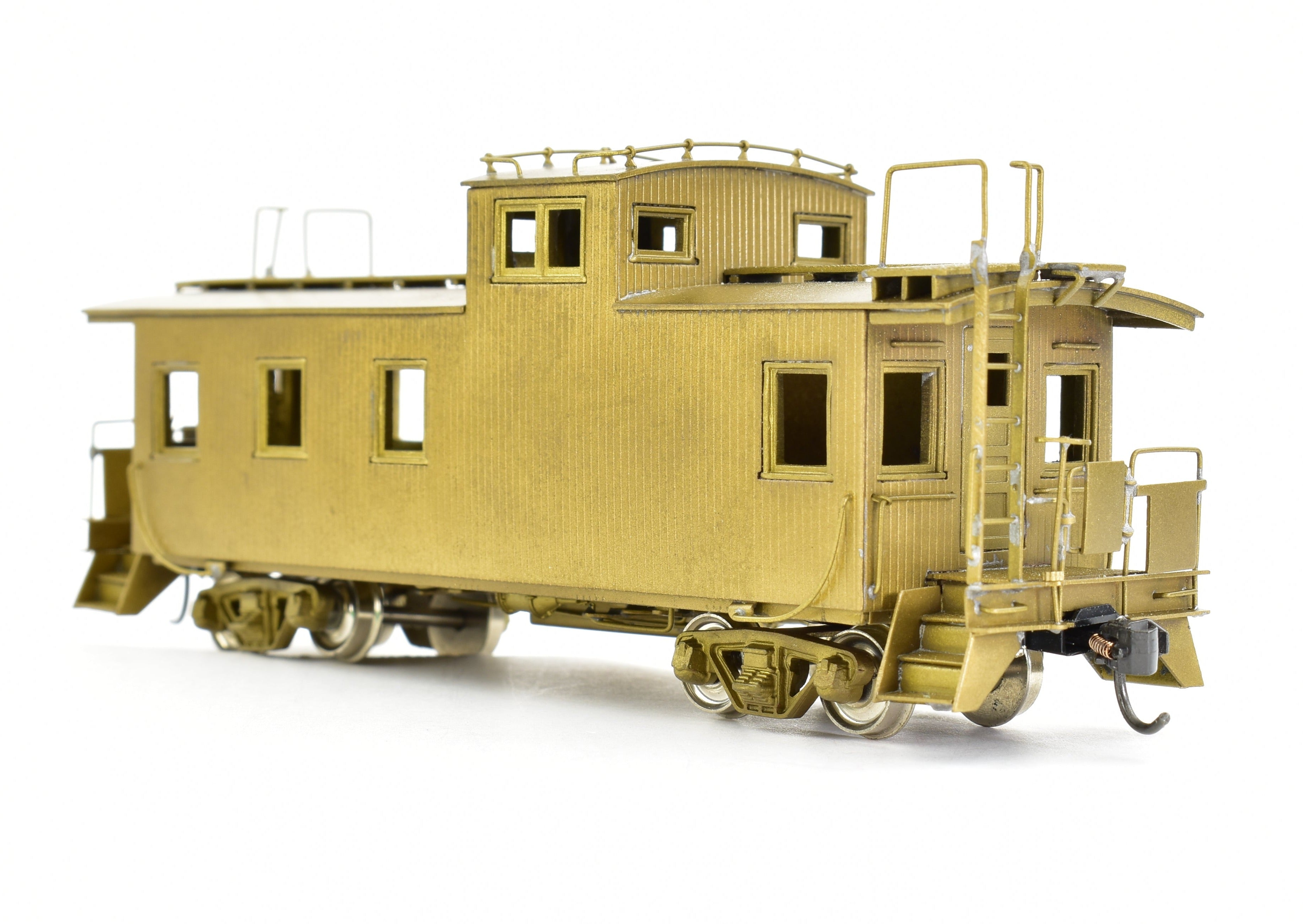 HO Scale Brass Model Railroad Caboose by OMI - Overland Models, Inc. Representing Great Northern's 30 - Foot Wood - Sided Design