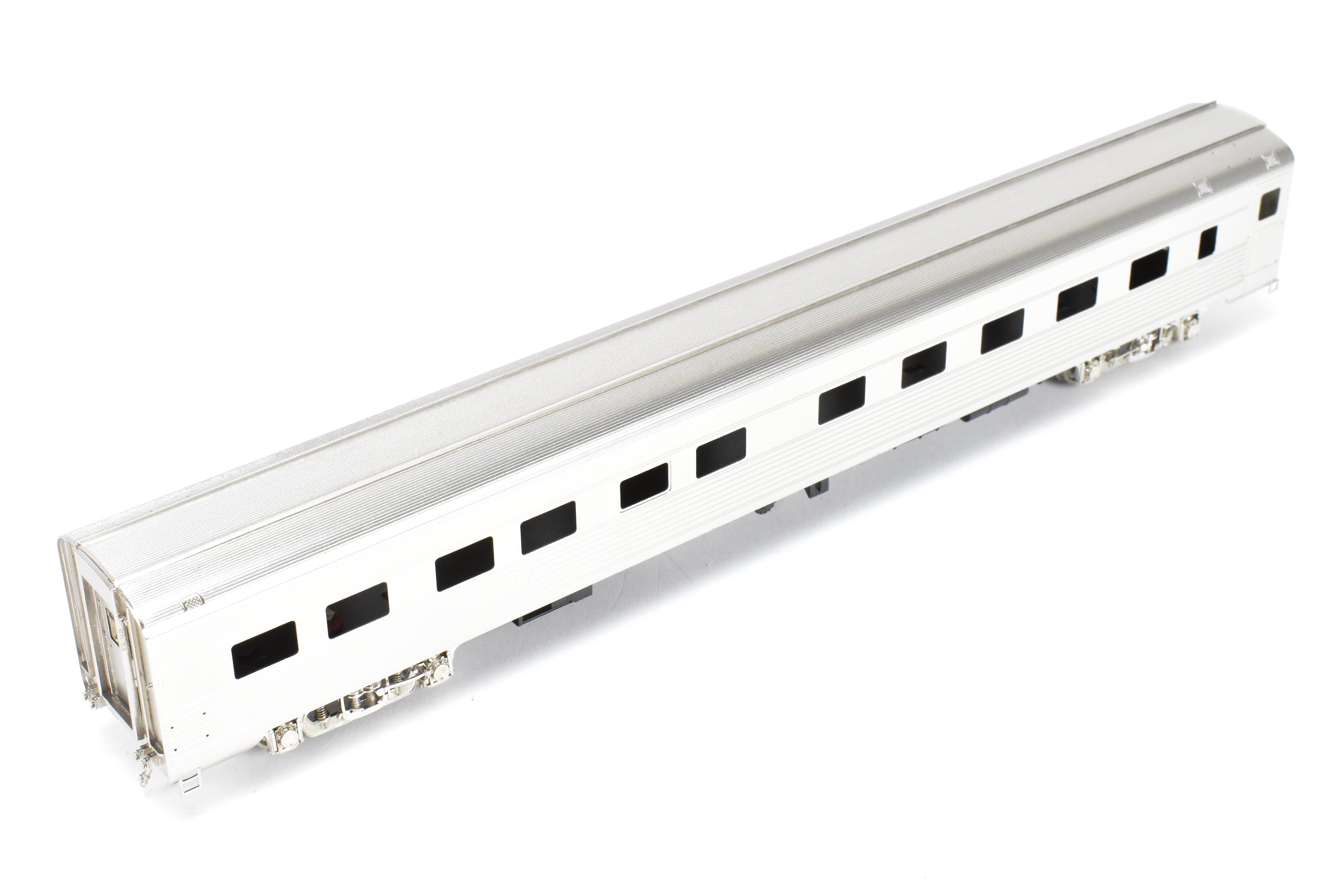 HO Scale Brass Model Train - Amtrak Budd 10 RMT - 6DBR Pacific Series Sleeper Heritage HEP Version by Cascade Models