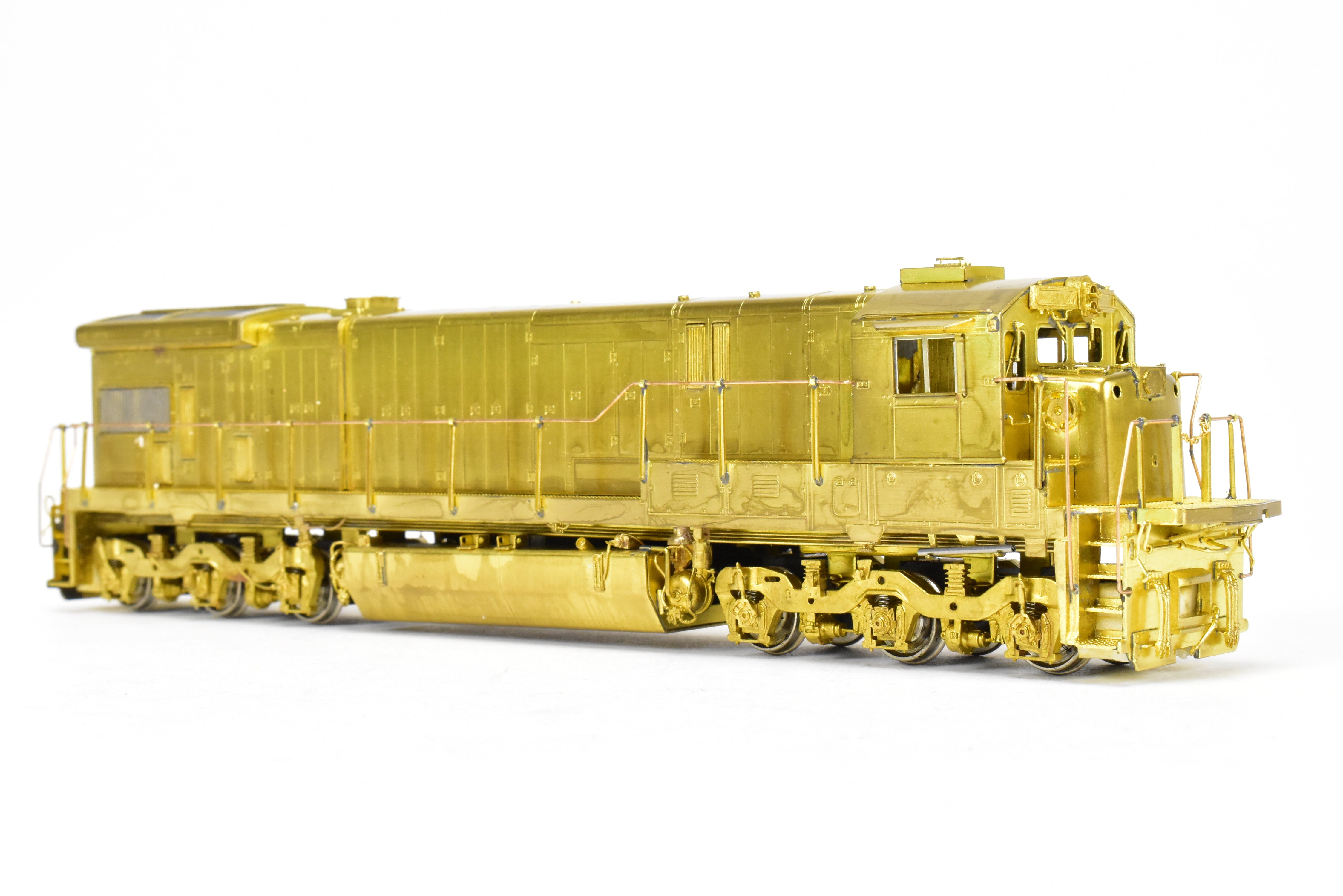 HO Brass OMI GE C30 - 7 2 - Window Locomotive with Anti - Climber (BN or ATSF)