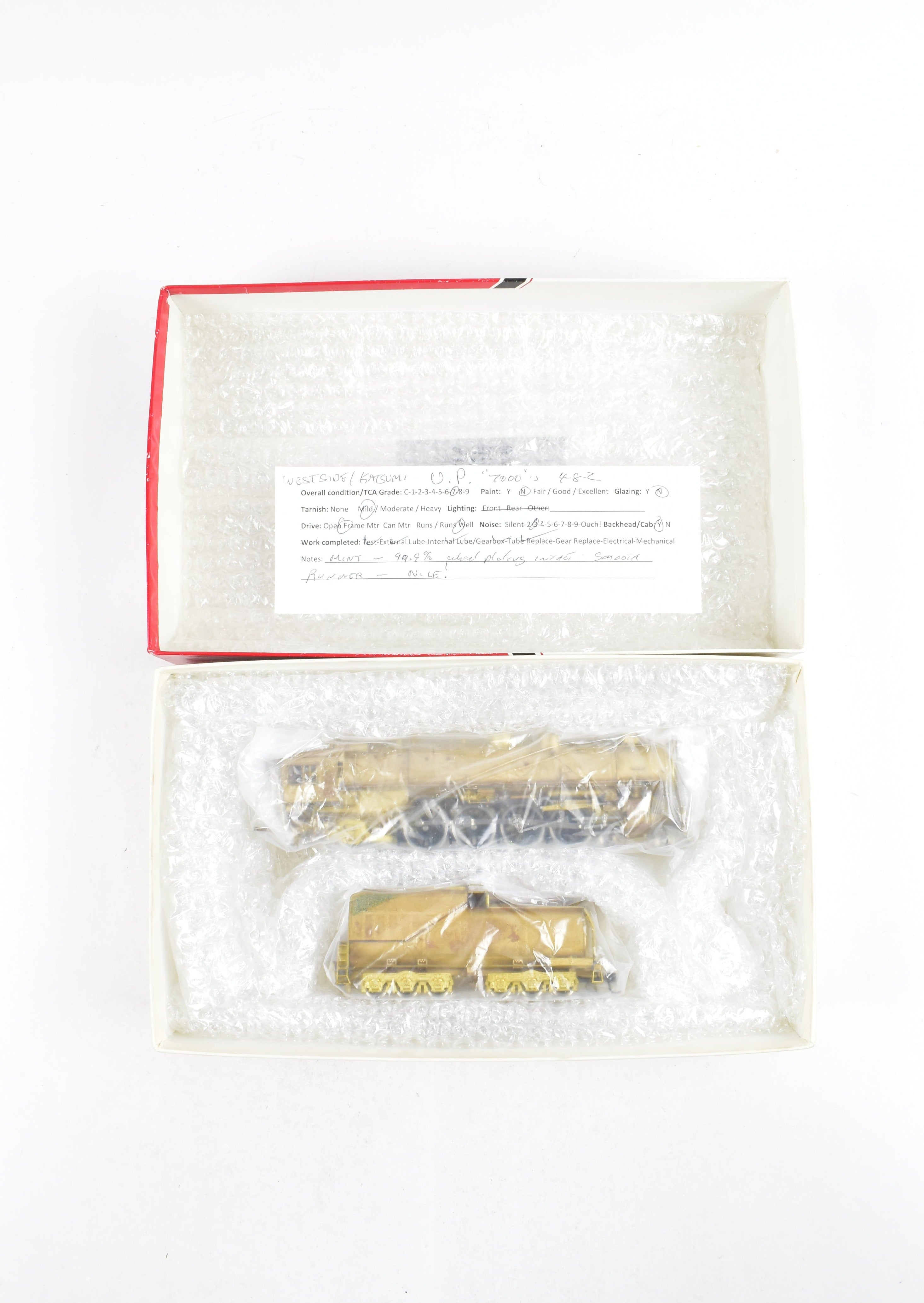 HO Scale Brass Model Train by Westside Model Co. - Union Pacific Class 7000 4-8-2 Steam Locomotive Replica