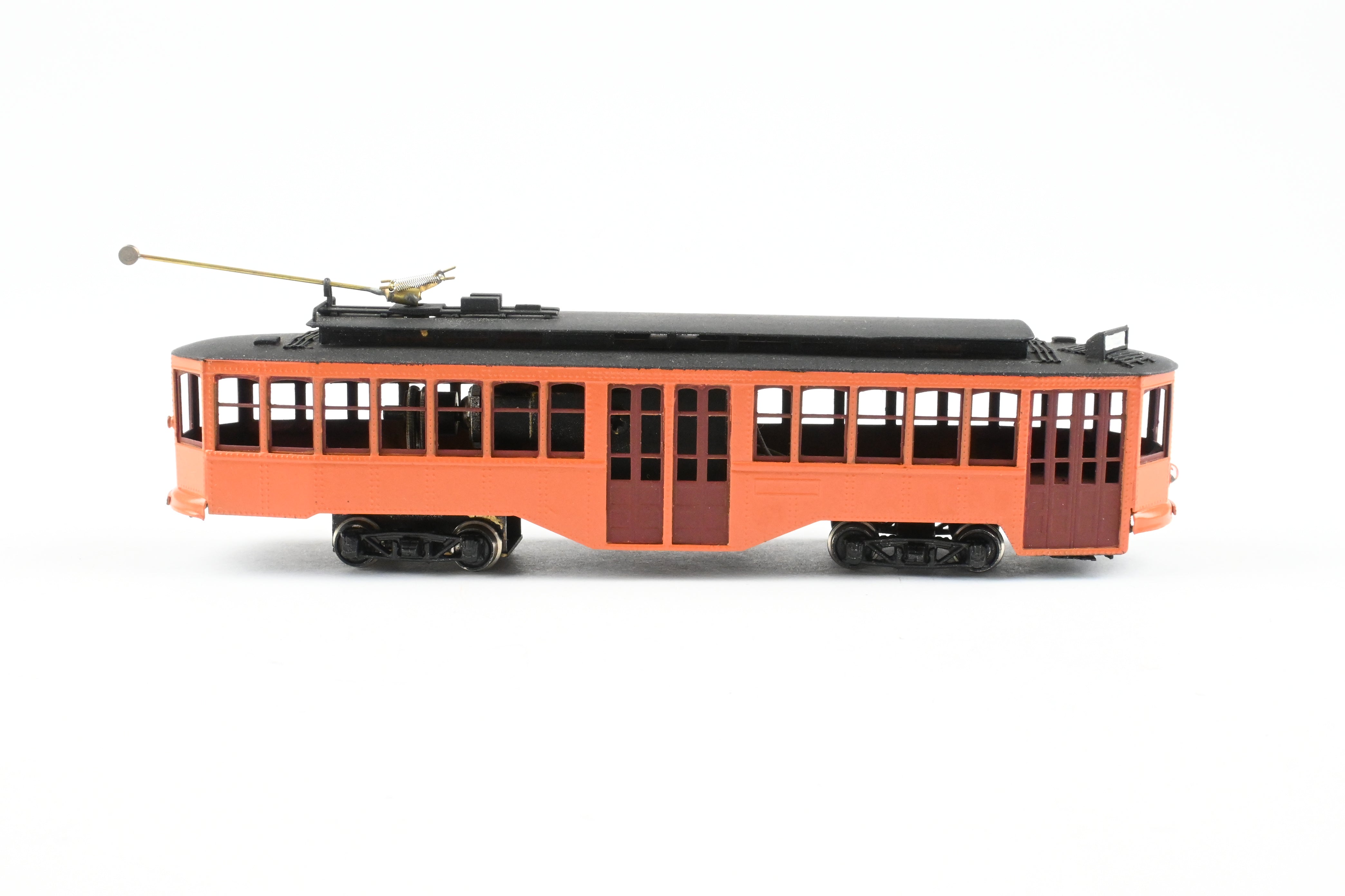 HO Scale Brass Fairfield Models Pittsburgh Railway Co. Single End Version Jones Trolley Car Collectible Model