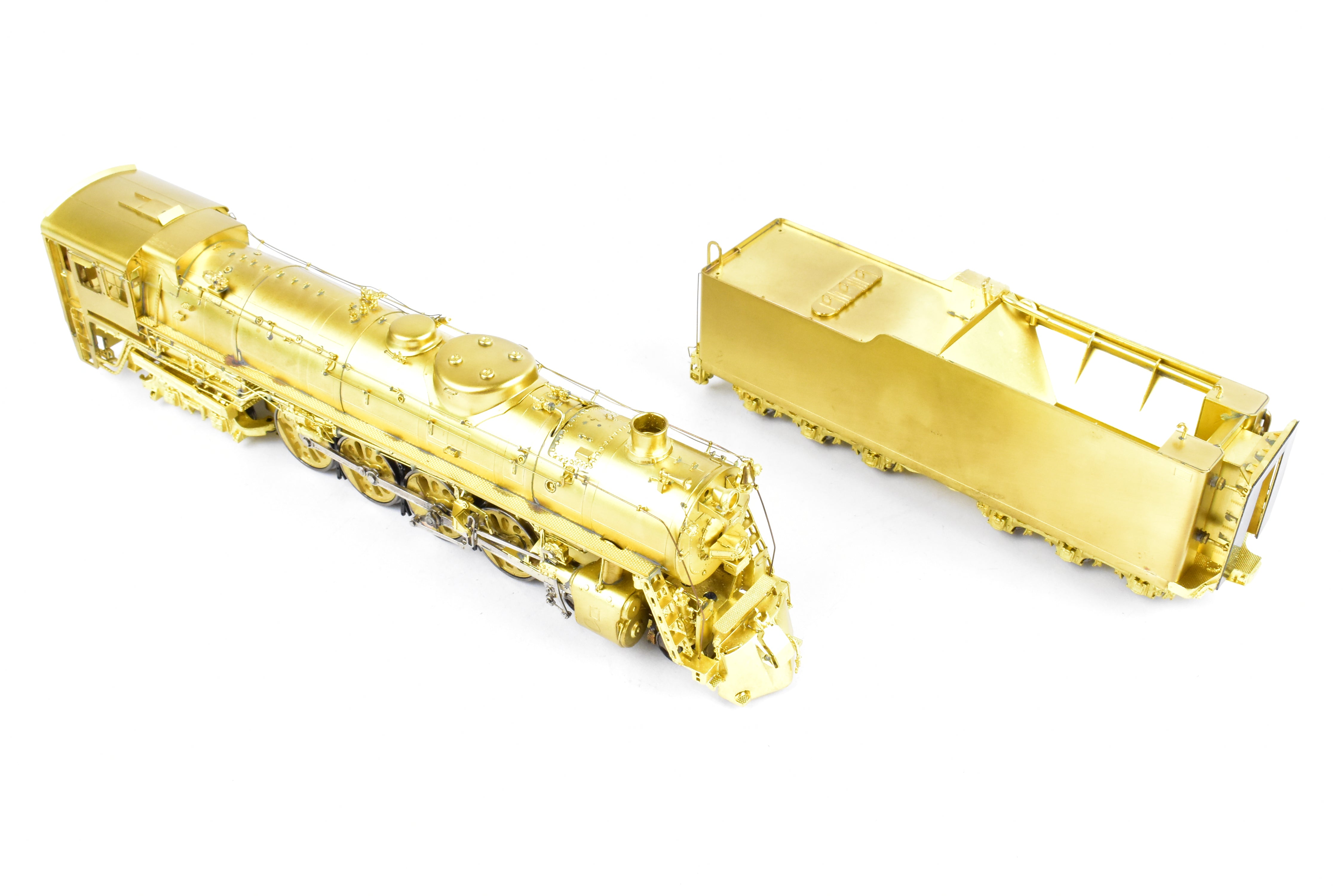 HO Scale Brass Model Train - Overland Models, Inc. MILW - Milwaukee Road S2a Class 4-8-4 Steam Locomotive with Squared Boiler Front, as Rebuilt, Close Domes