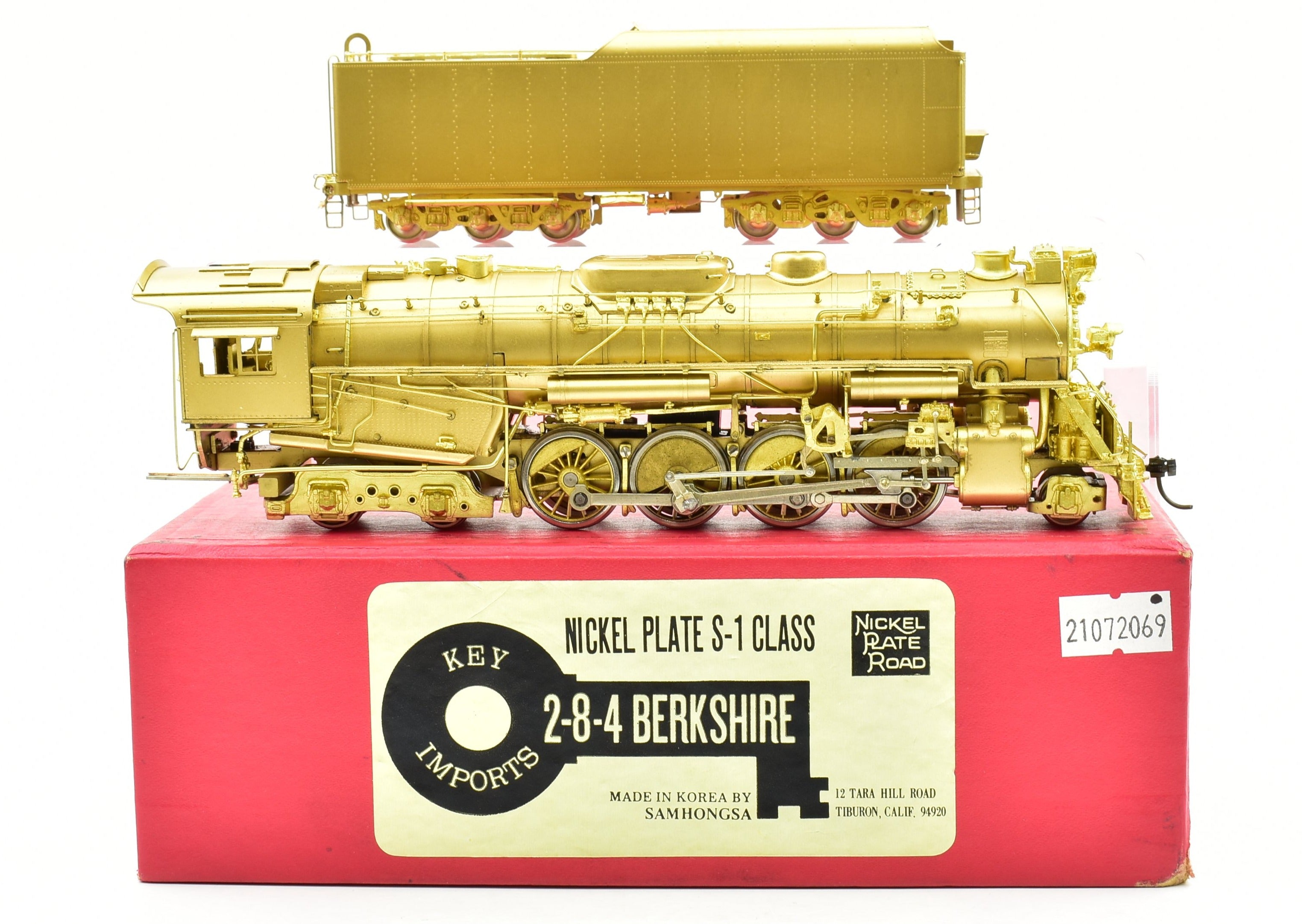 High - Quality HO Scale Brass Key Imports NKP - Nickel Plate Road S - 1 Class 2 - 8 - 4 Berkshire Model Locomotive