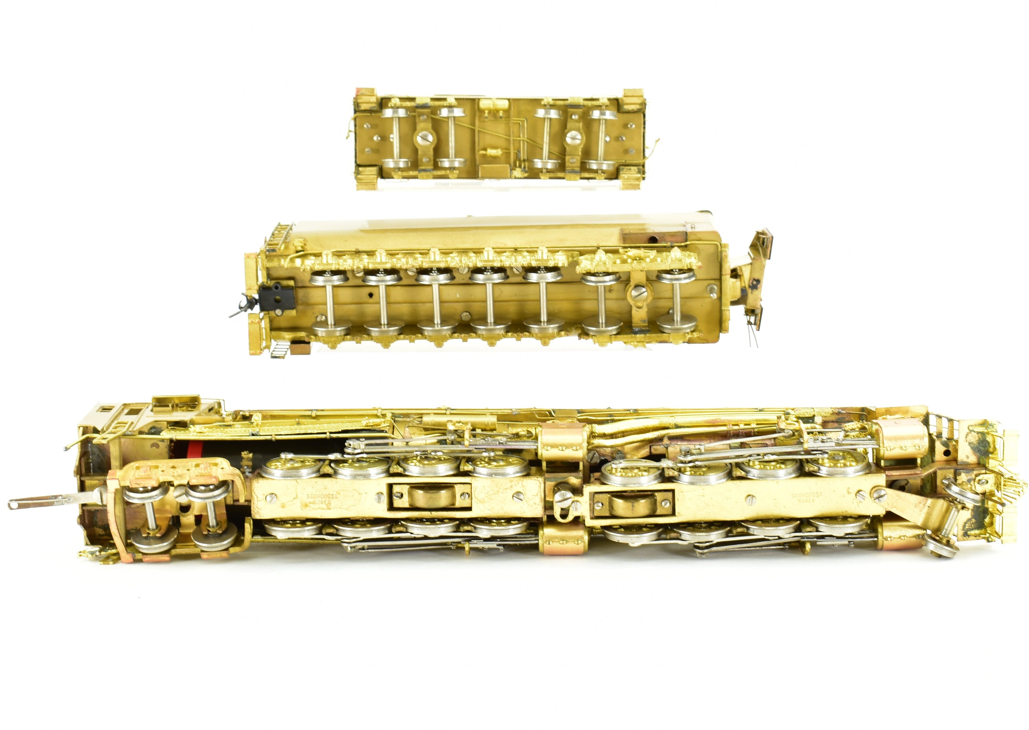 HO Scale Brass Model Train - Westside Model Co. DM&IR - Duluth, Missabe, & Iron Range 2-8-8-4 Yellowstone M-4 Steam Locomotive with Caboose