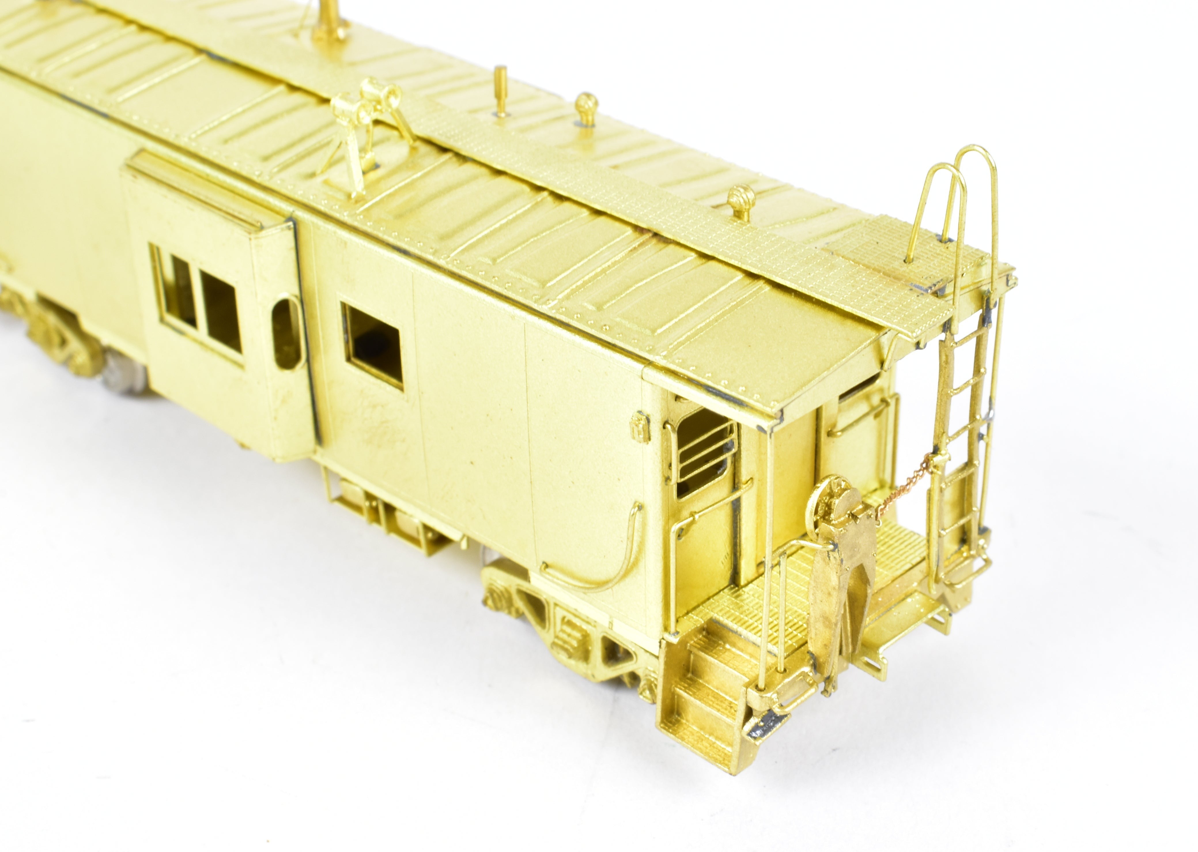 HO Scale Brass Conventional Bay Window Caboose - OMI (Overland Models, Inc.) Union Pacific CA - 13 Caboose with Roof Walk for Model Trains