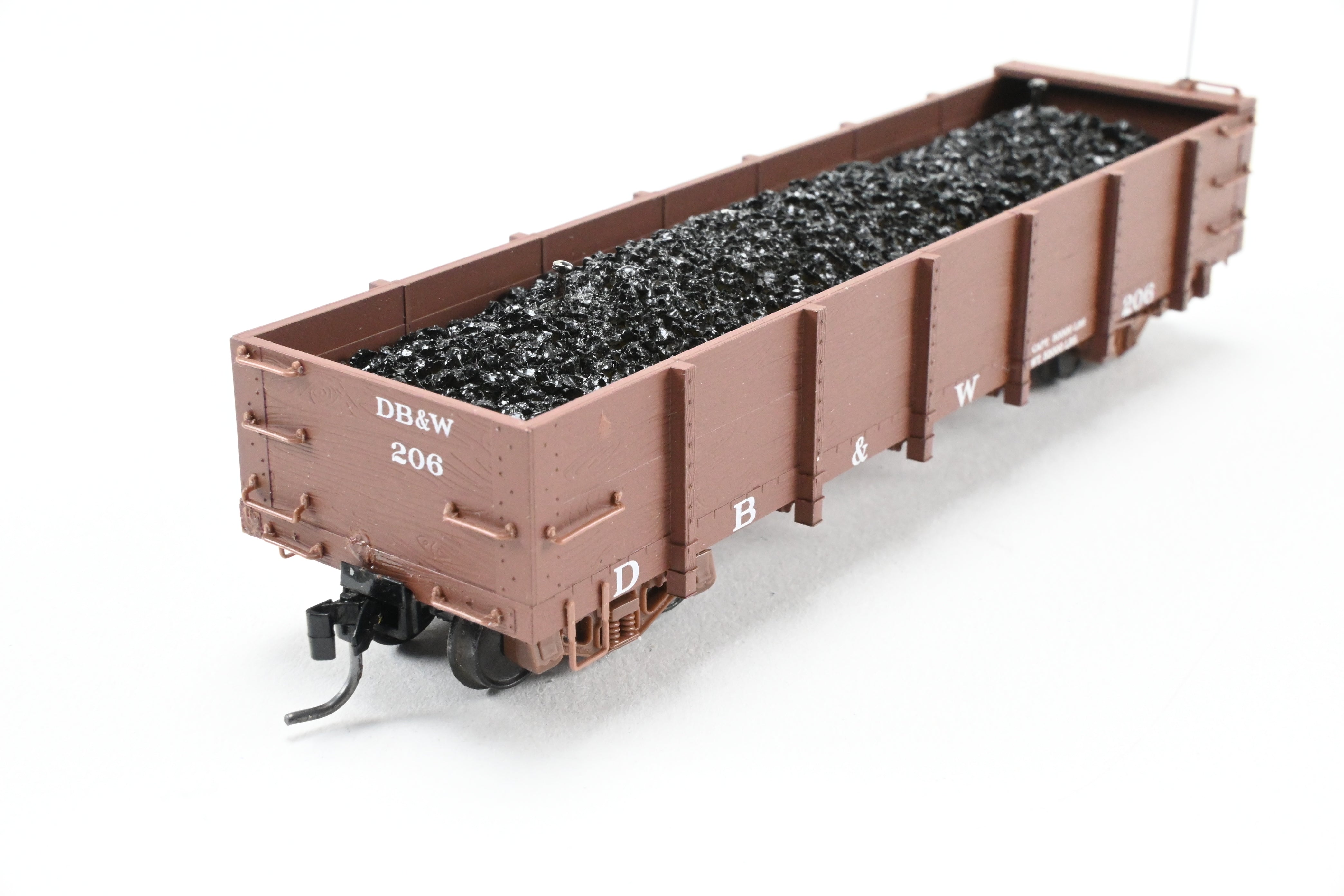 HOn3 Scale Micro-Trains Denver Boulder & Western (DB&W) 30-Foot Gondola Model with One Step Missing