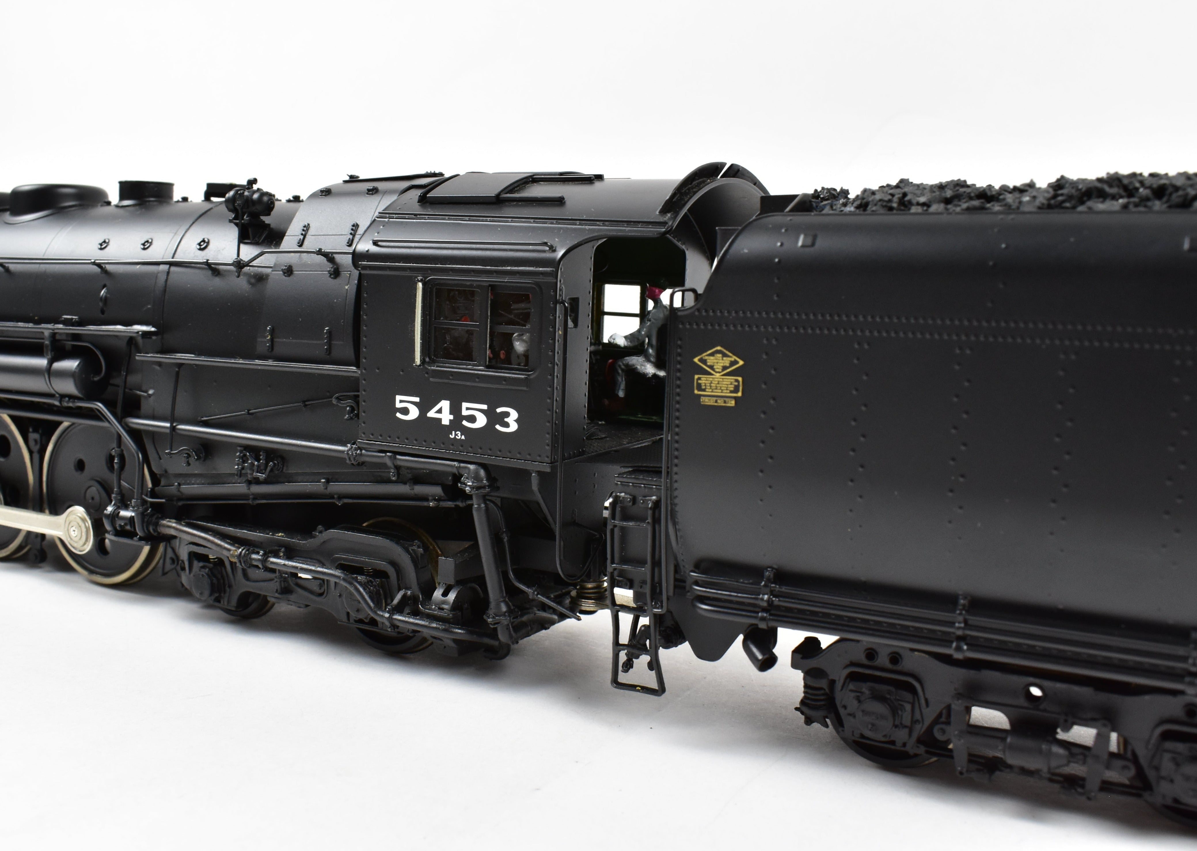 O Scale Model Train - Brass Sunset Models NYC New York Central J3A Hudson 4 - 6 - 4 FP Locomotive Model Number 5453