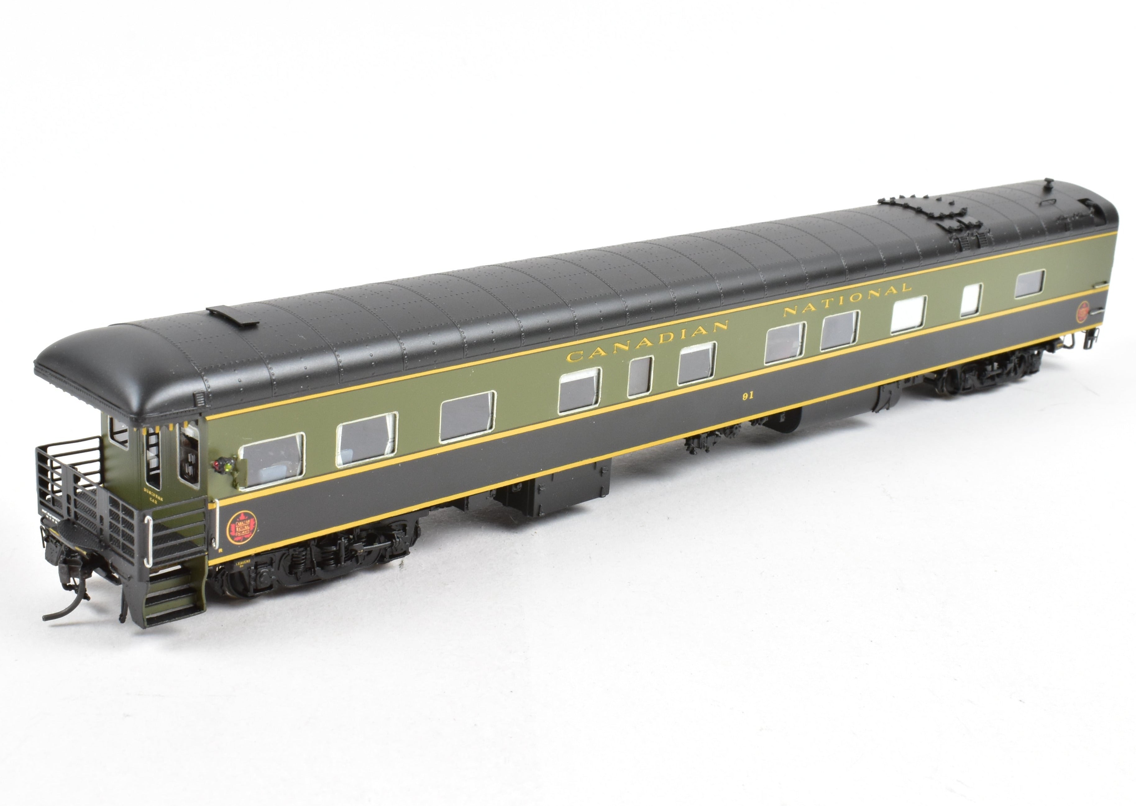 RARE! HO Brass CON W&R Enterprises CN Canadian National Bonaventure 91 Pro Painted with Interior