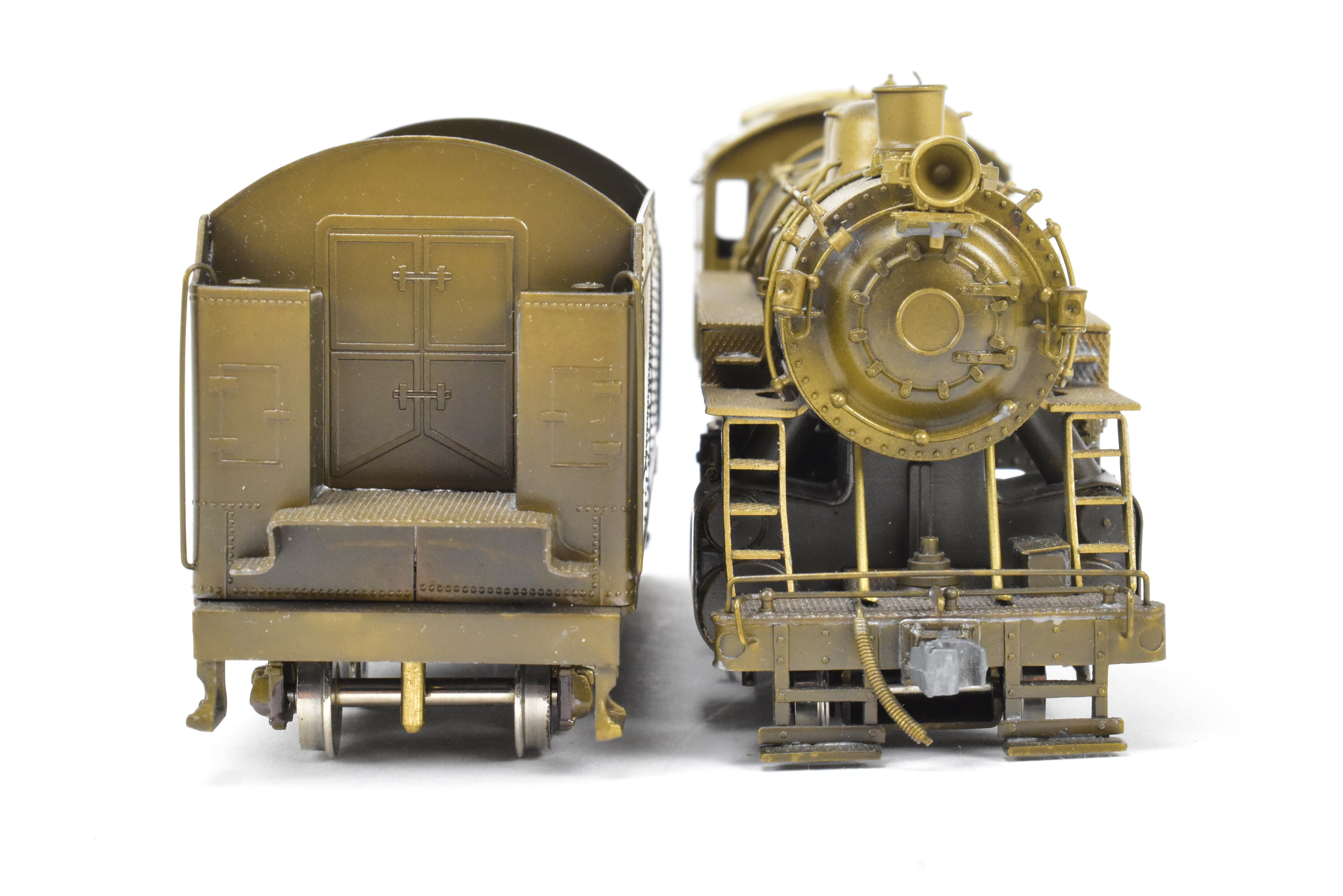 HO Scale Brass Pacific Fast Mail (PFM) Baltimore & Ohio Class E - 27ca 2 - 8 - 0 Steam Locomotive Power Series Model from 1977 Run with Incorrect Locomotive Details