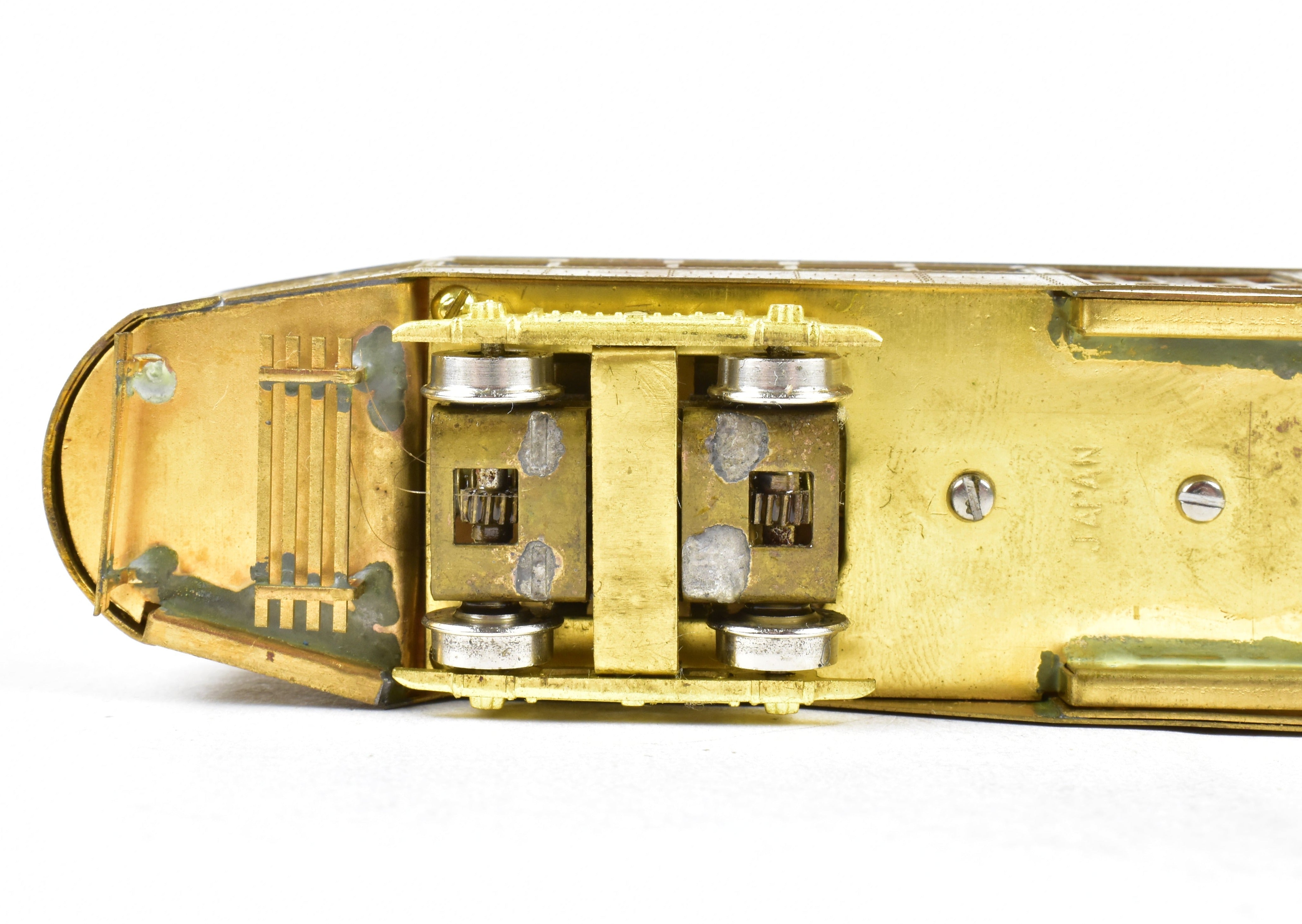 HO Scale Brass Model Bert Sas Brooklyn & Queens Peter Witt Car 8000 - Vintage Train Collectible