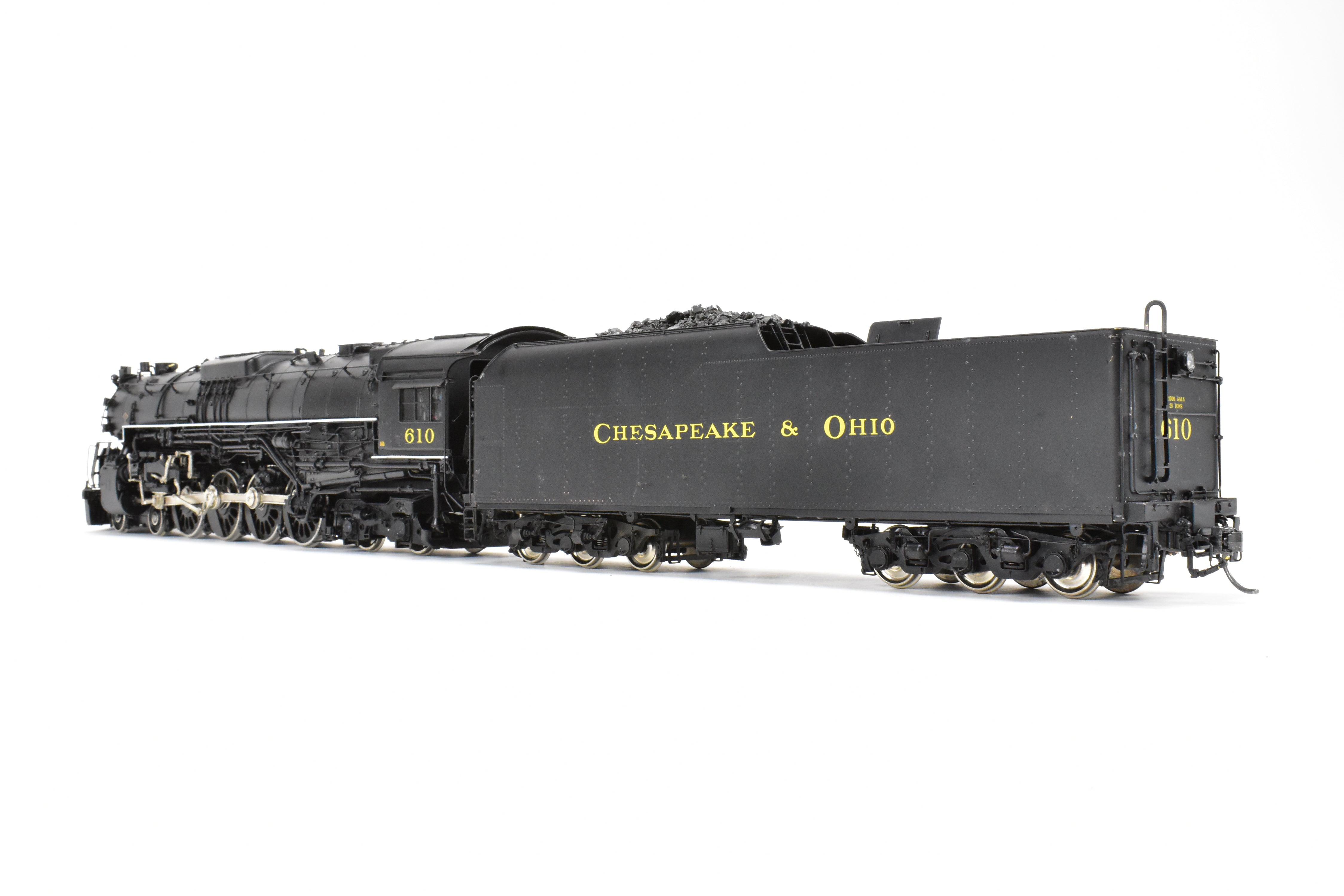 O Scale Brass Precision Scale Co. C&O J-3a 4-8-4 Greenbrier 2-Rail FP #610 As-Is