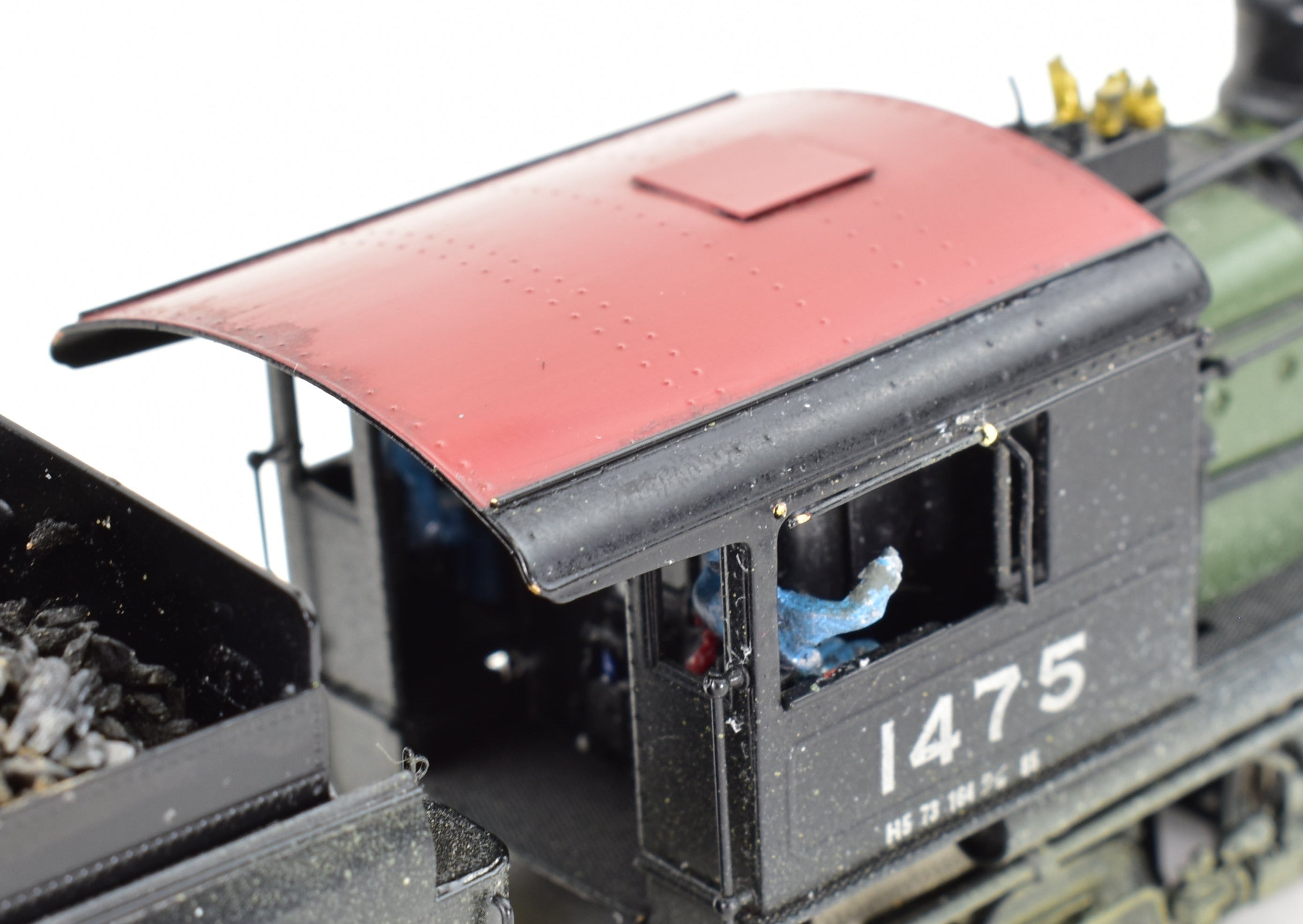 HO Scale Brass Oriental Limited Great Northern 4-6-2 Class H-6 Factory-Painted Model in Glacier Park Scheme, As-Is Condition
