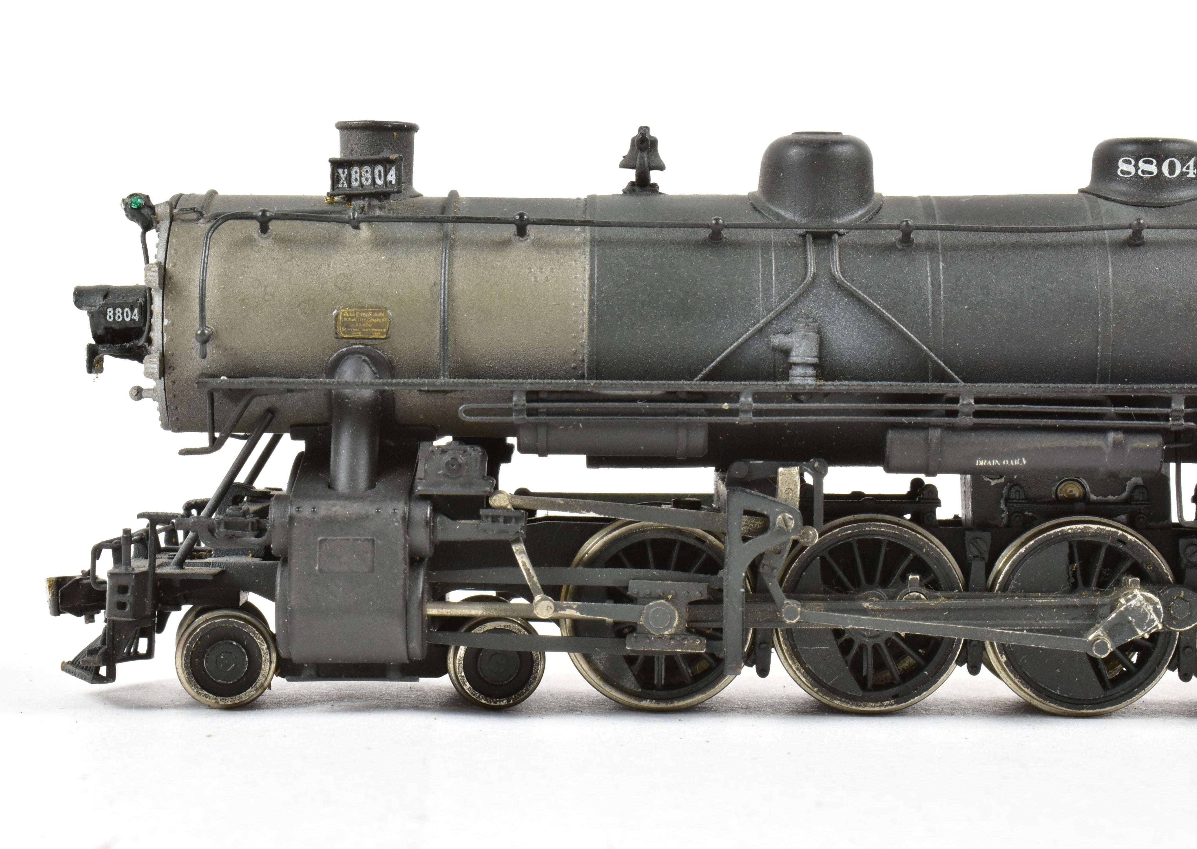 HO Scale Brass Train Model by Westside Model Co., Union Pacific 8800 Class 4 - 10 - 2 Locomotive, Custom Painted No. 8804