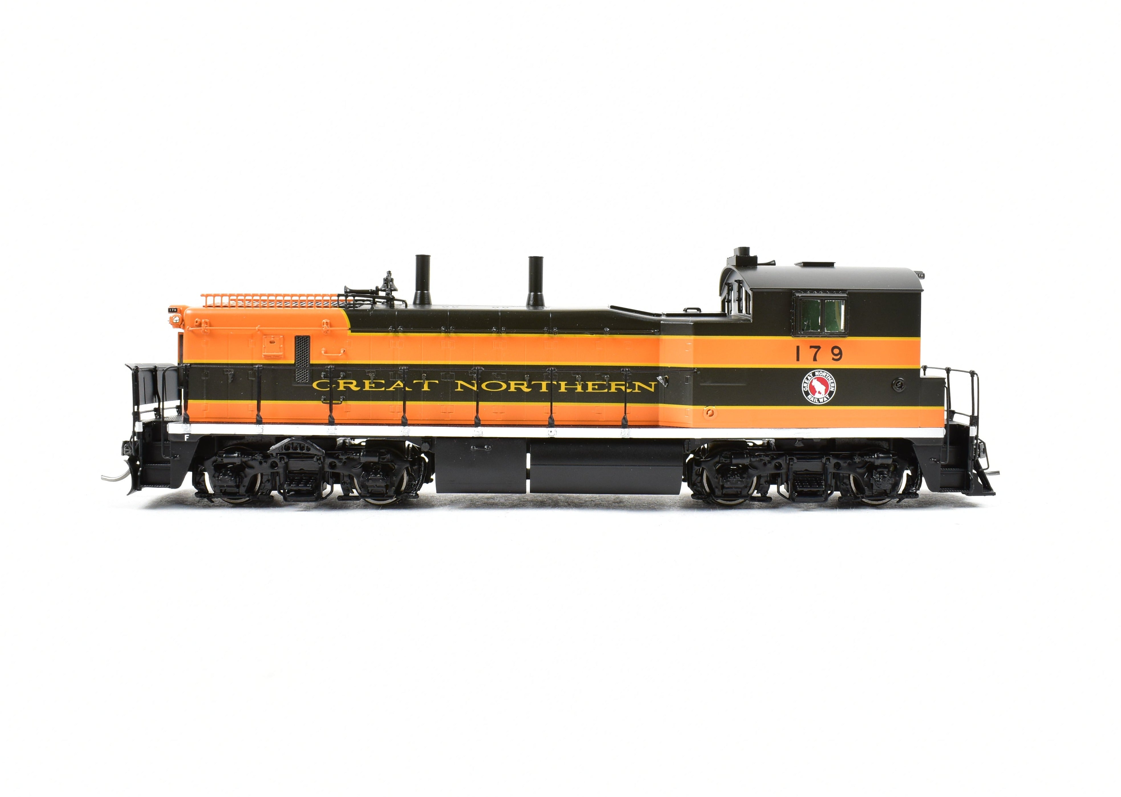 High - Quality HO Scale New Brass Division Point Great Northern EMD NW - 3 Locomotive Model No. 179 FP