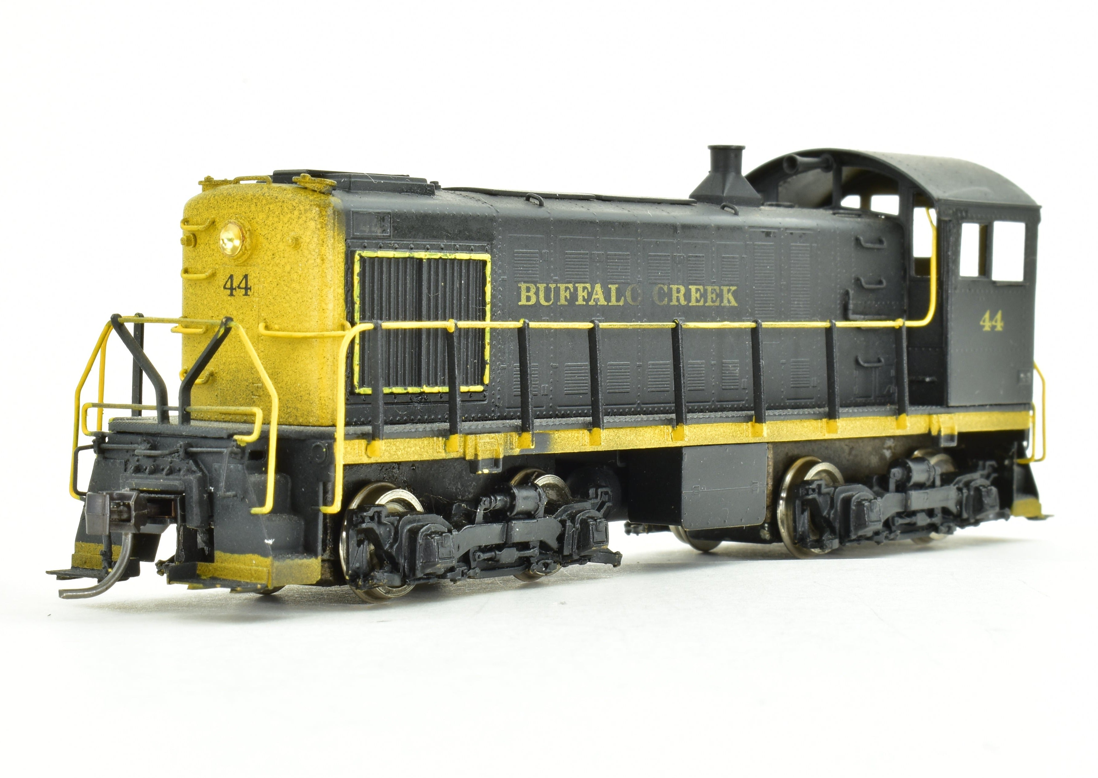 HO Scale Brass ALCO Models BCK - Buffalo Creek ALCO S - 2 Switcher Locomotive with Custom Painted Finish
