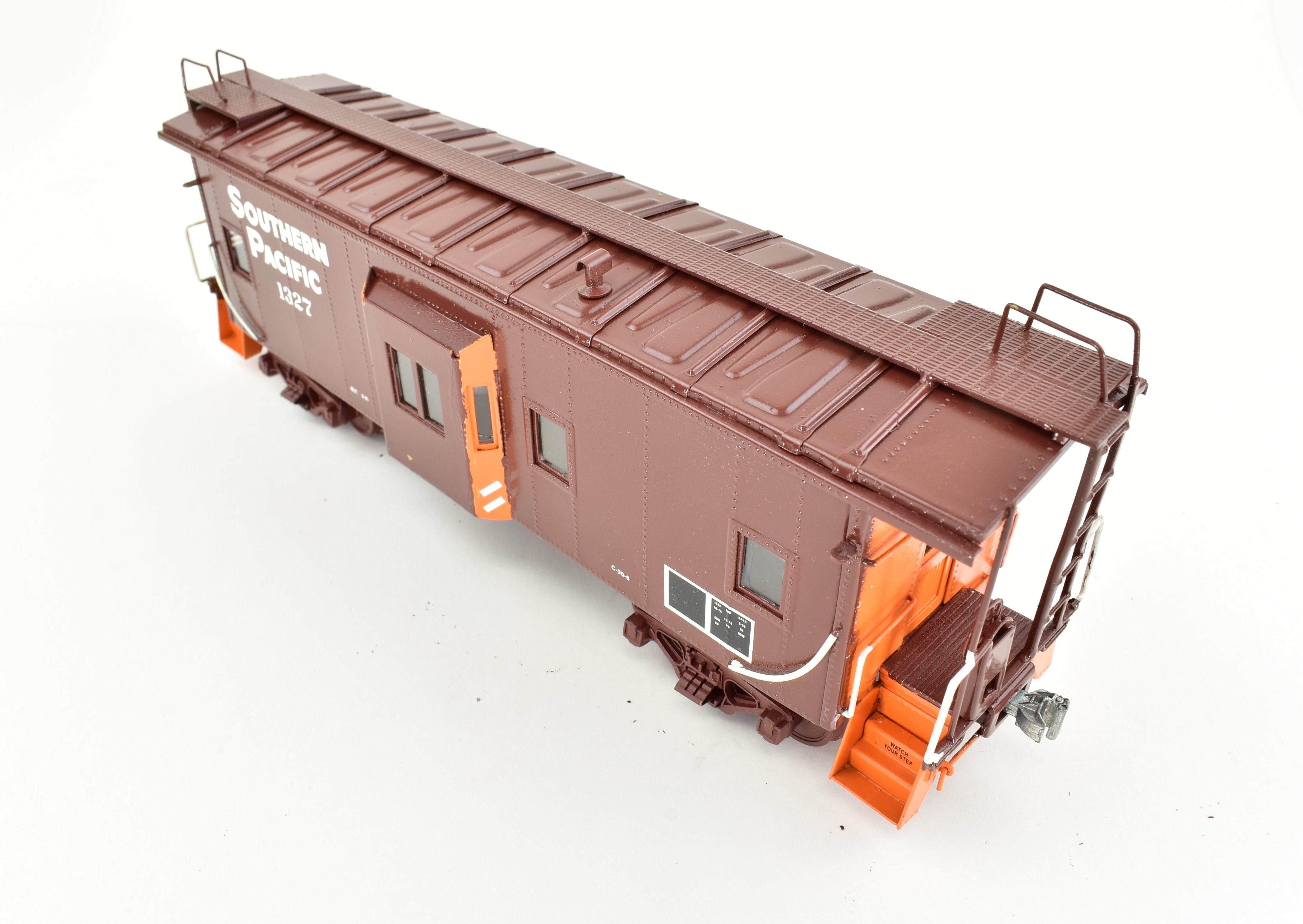 O Scale 1:48 Custom Painted Southern Pacific Bay Window Caboose Model by Max Gray in Brass with CON Max Gray SP Design - No Original Box
