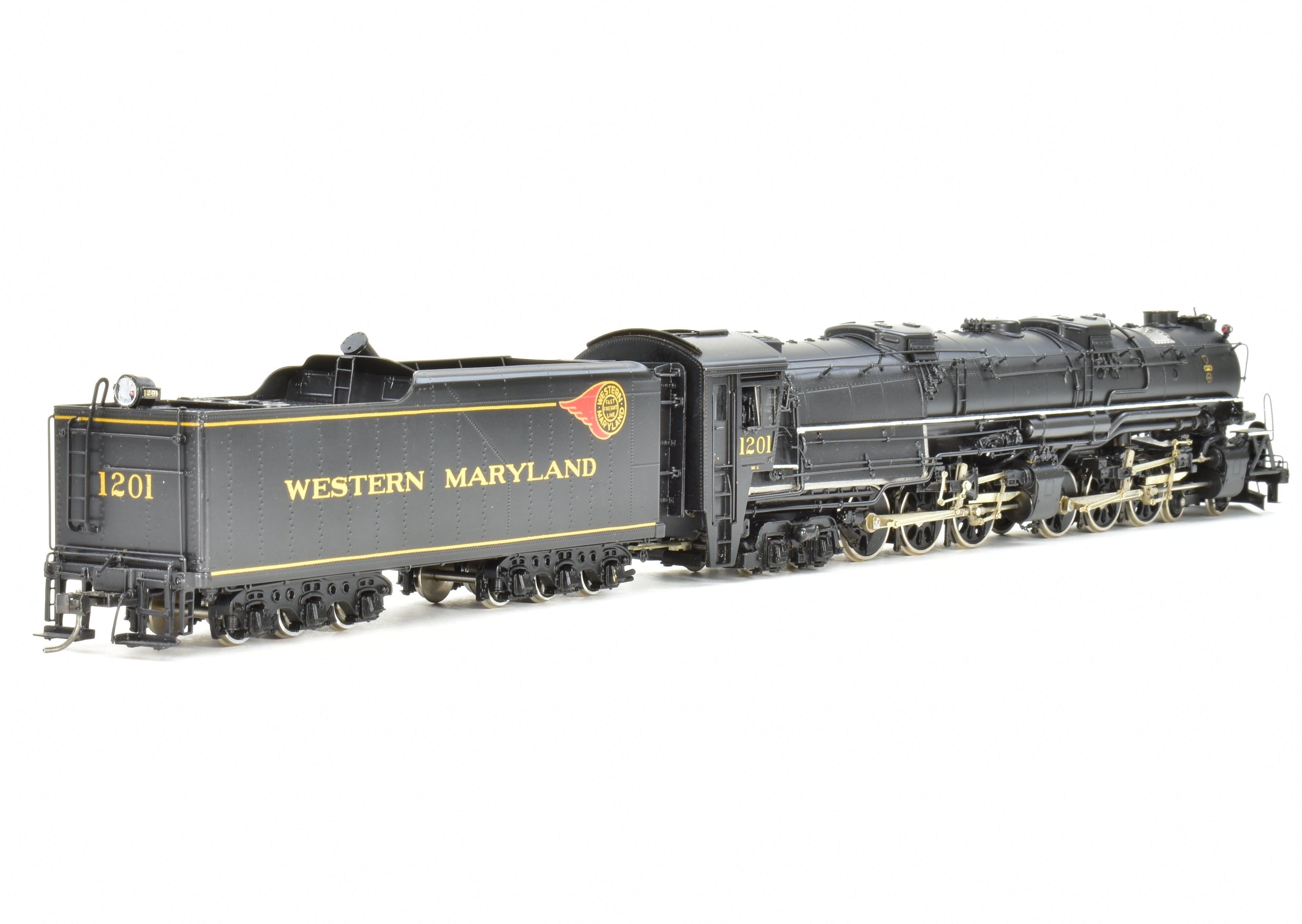 HO Scale Brass PSC Precision Scale Co. Western Maryland 4-6-6-4 M-2 FP #1201 Model