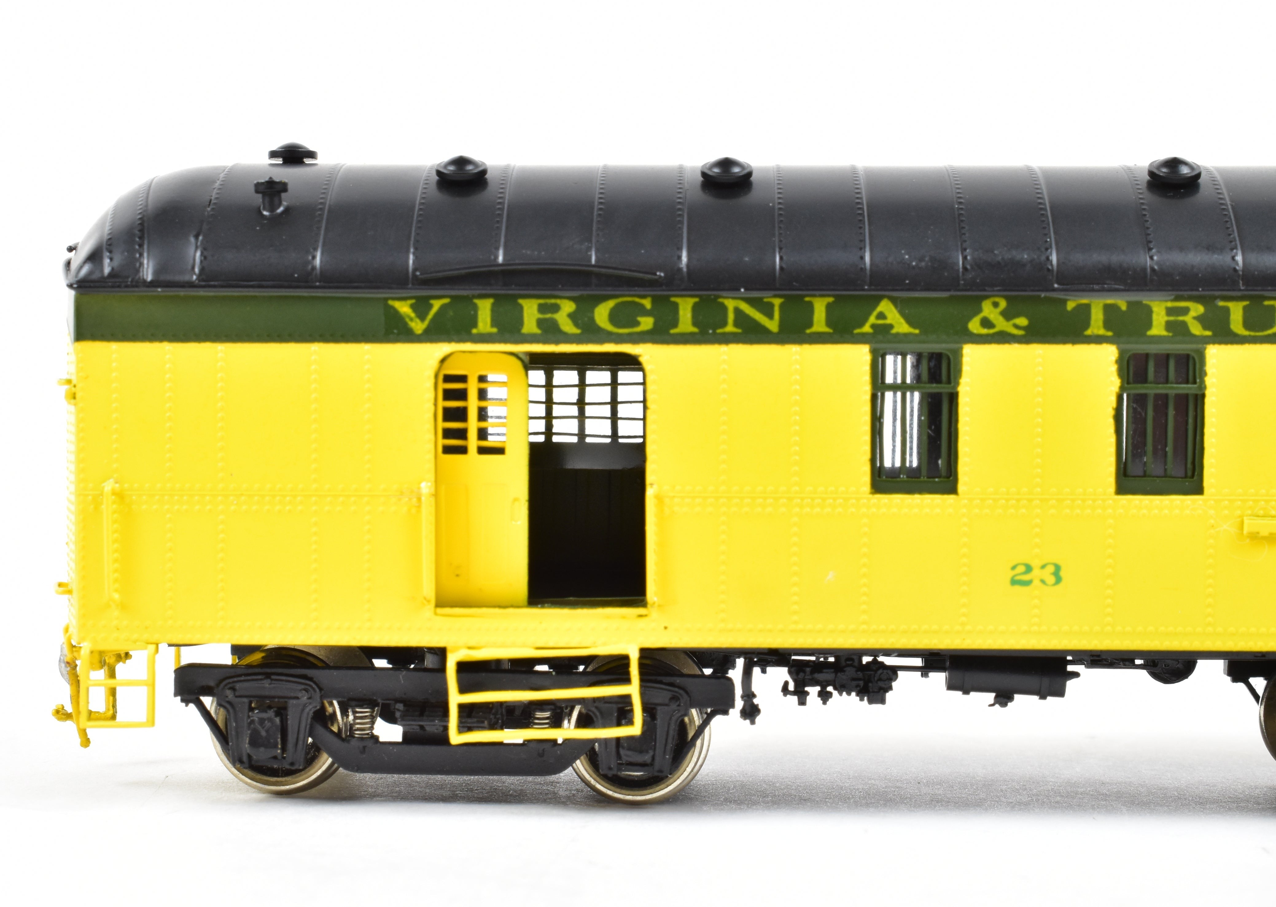 HO Scale Brass Precision Scale Co. Model of Virginia & Truckee 40-Foot RPO/Baggage Car, Class 40-BP-15 FP