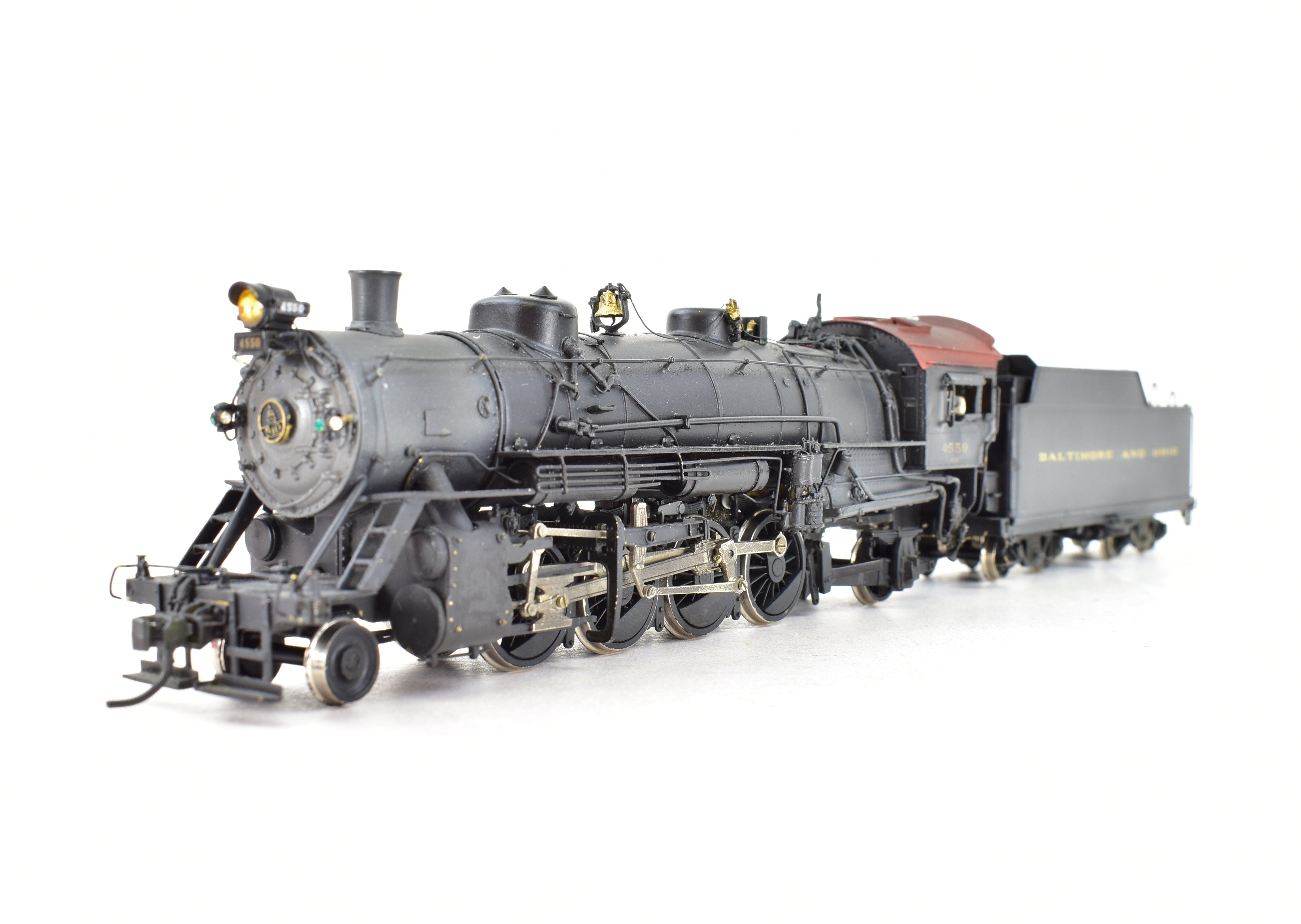 HO Brass B&O Q-3 2-8-2 Mikado #4550, Weathered, Westside Model Co.