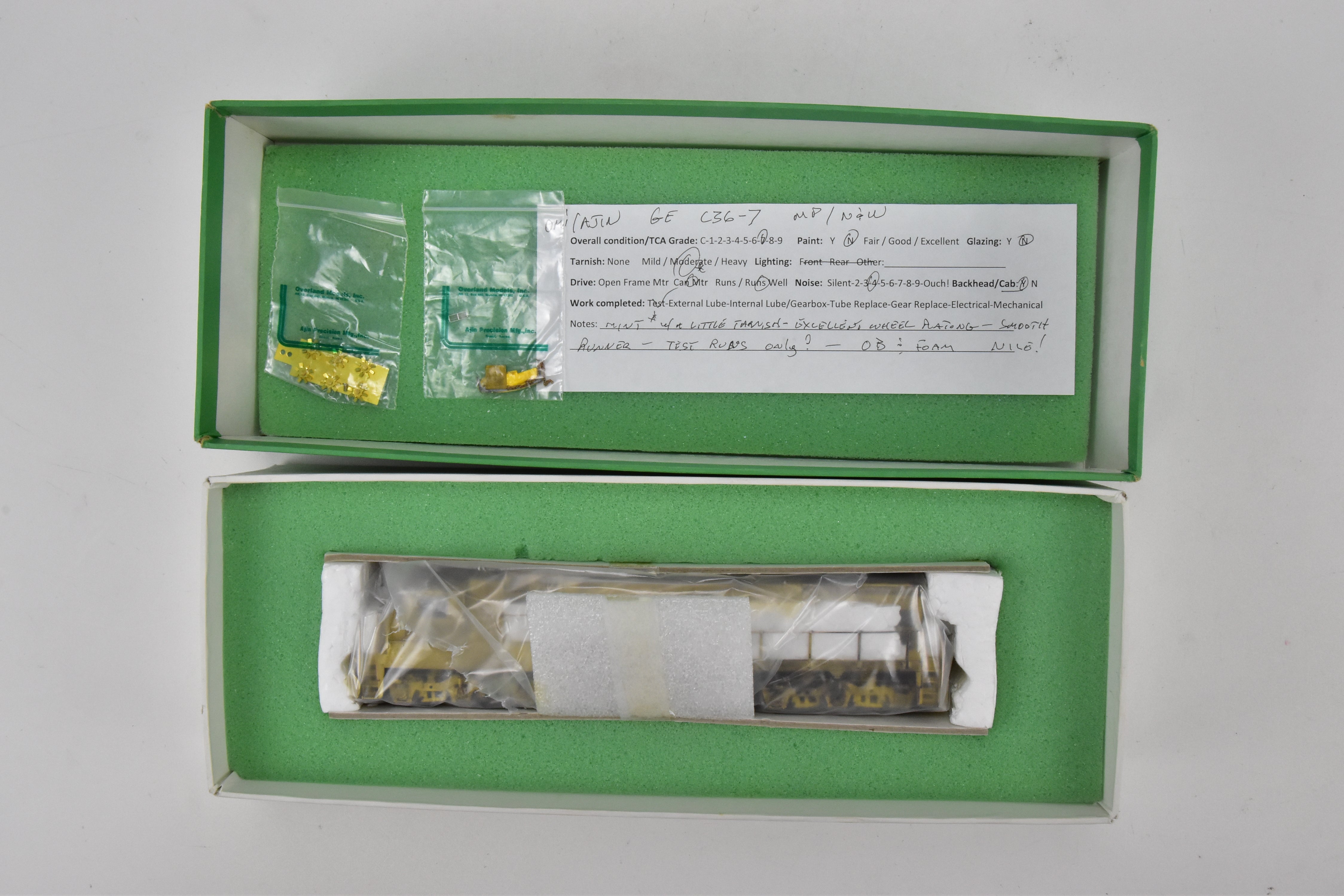 HO Brass OMI GE C36-7 Models of Missouri Pacific and Norfolk & Western