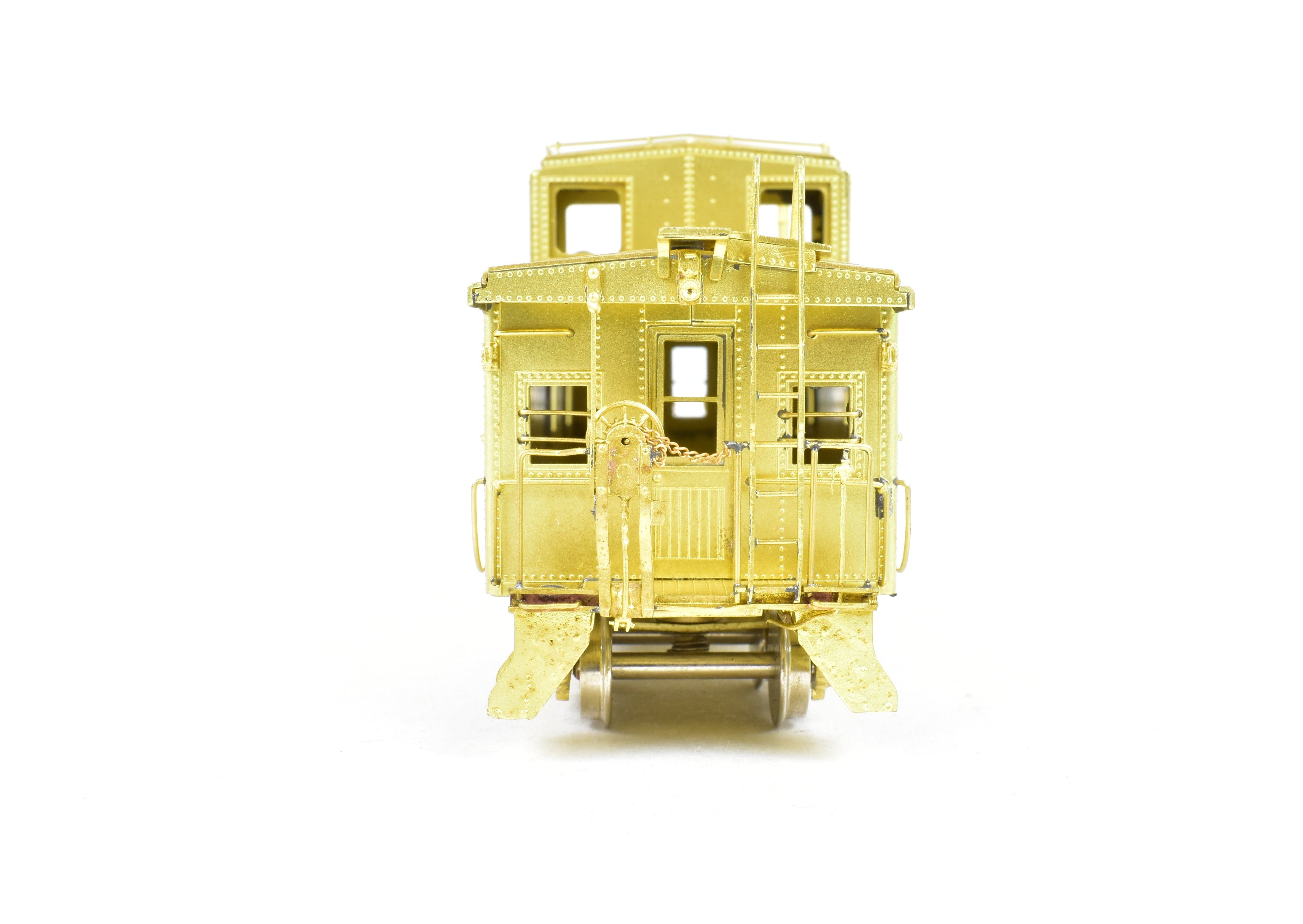 HO Scale Brass OMI - Overland Models, Inc. Union Pacific (UP) CA - 4 Caboose with High - Speed Trucks Model Train