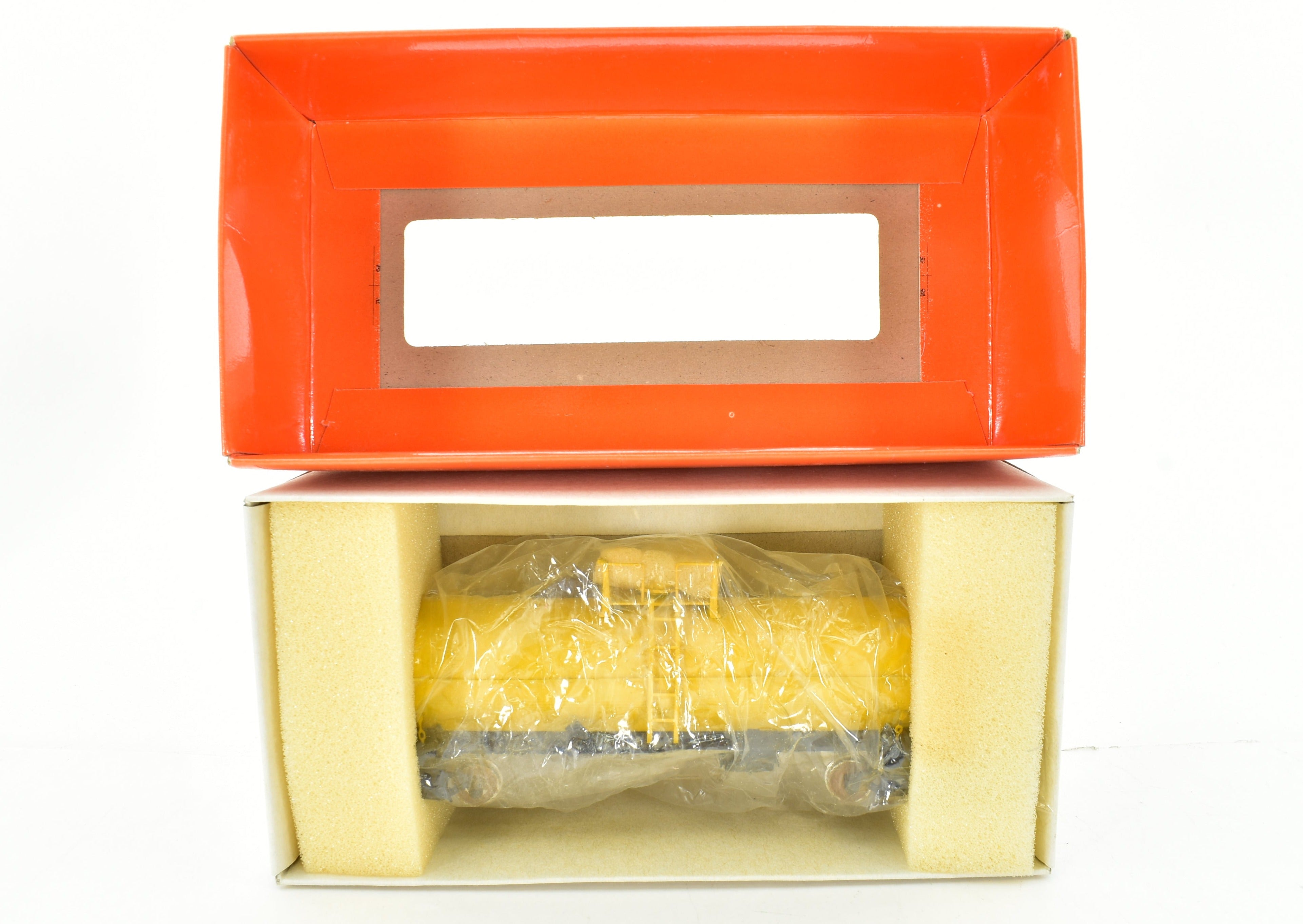 HO Scale Yellow Painted 11,141 Gallon Tank Car by Precision Scale Co.