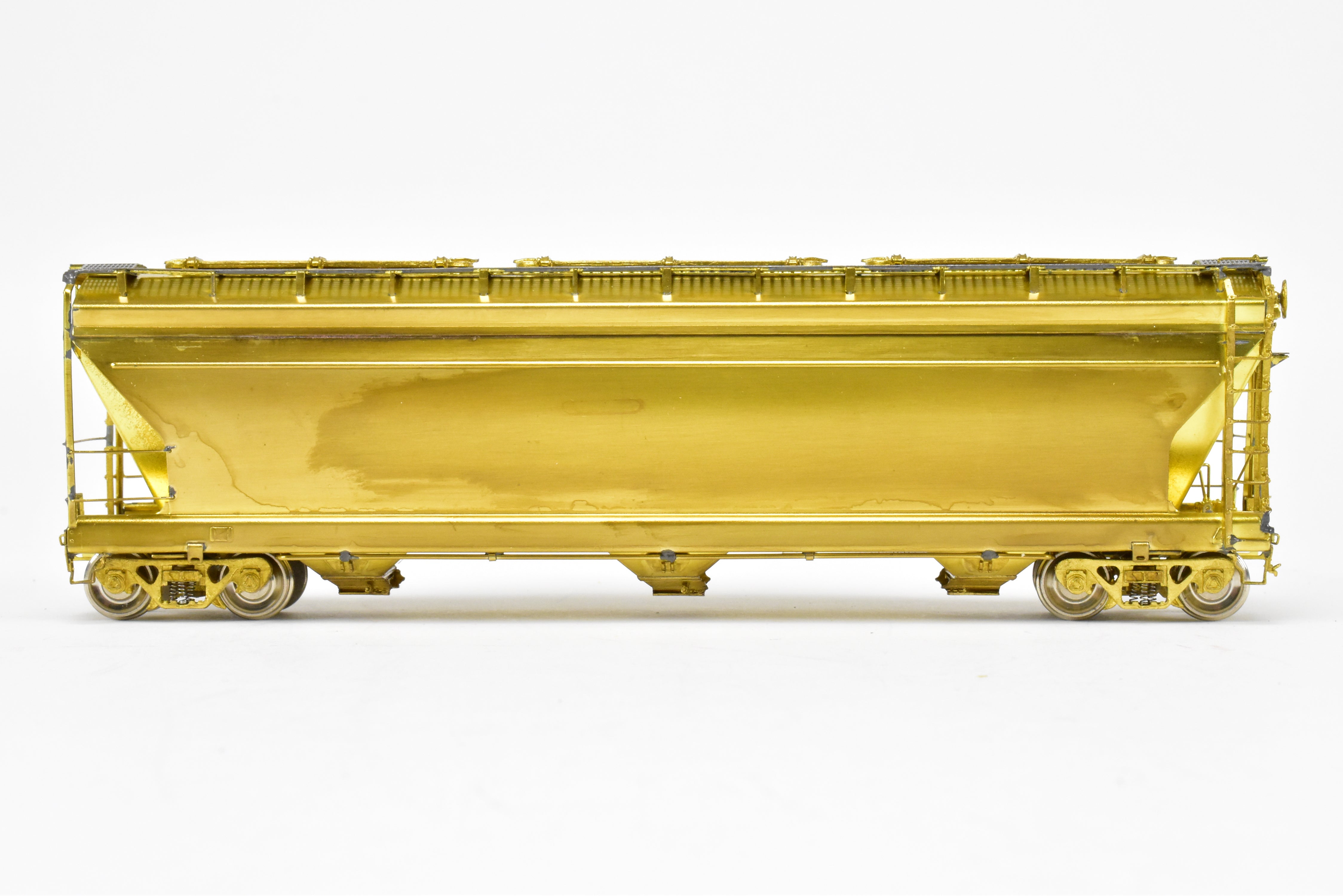 HO Scale Brass OMI - Overland Models, Inc. Various Roads ACF 3 - Bay Counterflow 4650 Cubic Feet Covered Hopper Model with 3 Long Hatches