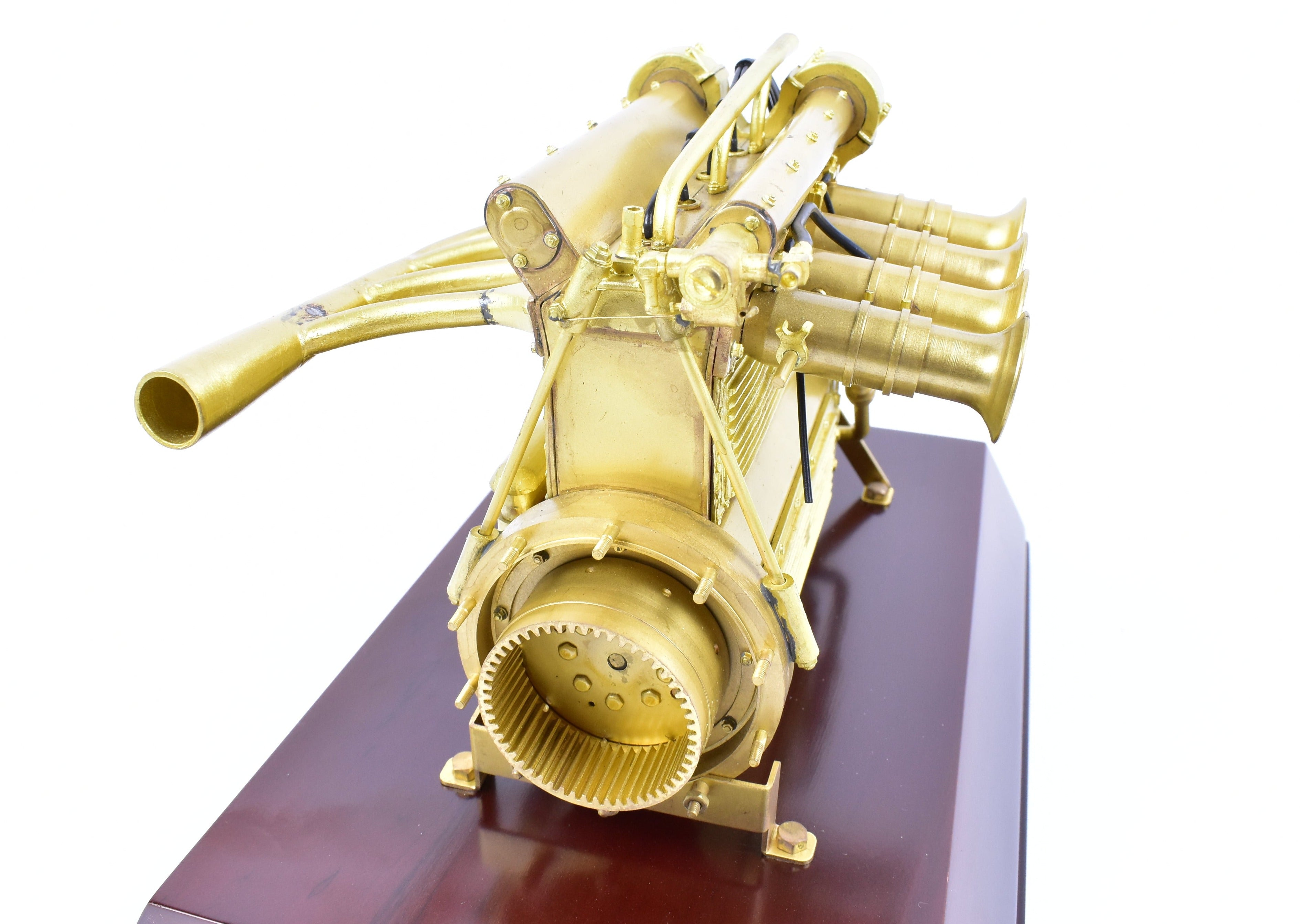 1:5 Scale Vintage Brass Offenhauser Racing Engine Static Model without Original Box
