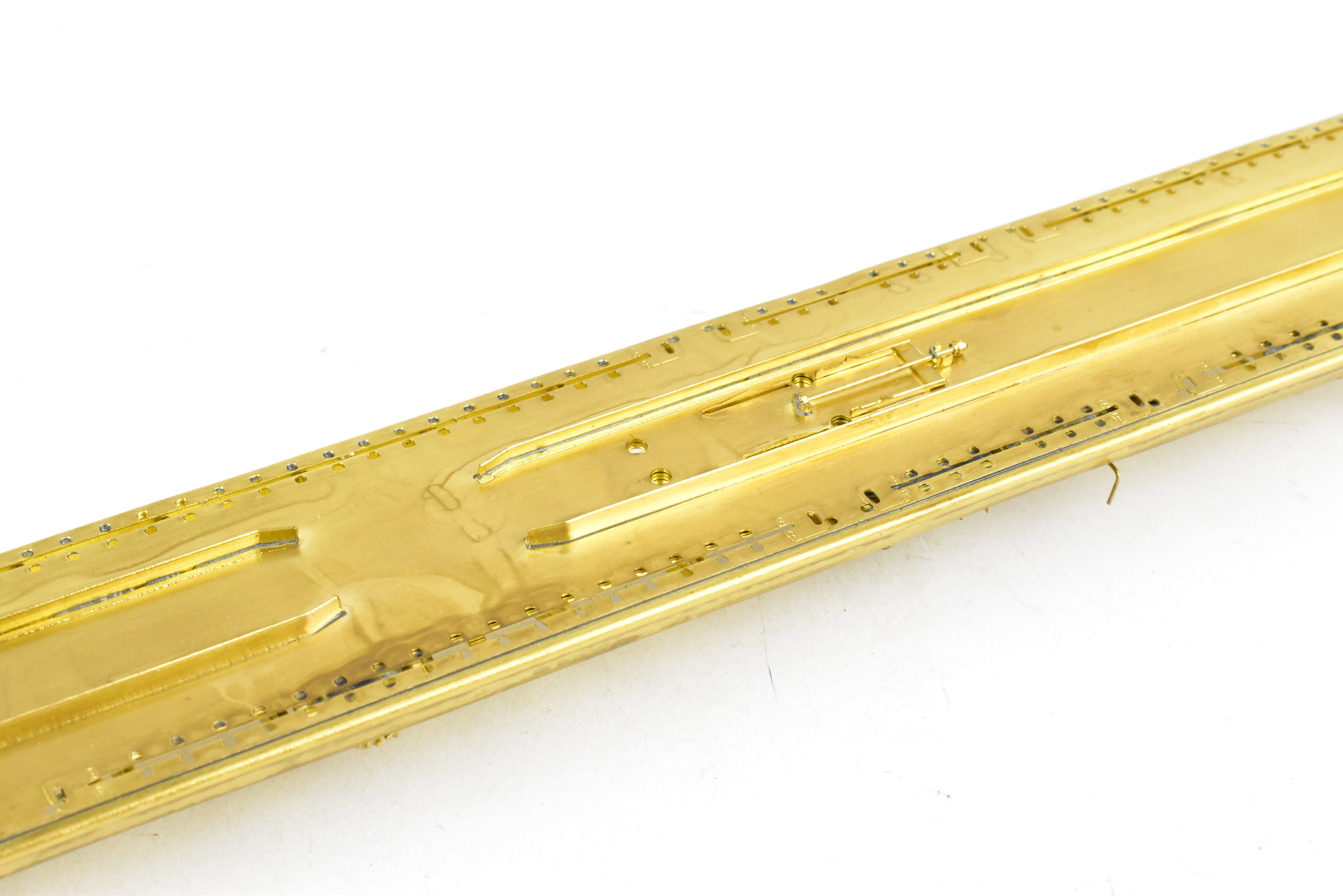 HO Brass OMI TOFC Flat Car 89'-4 Twin 45' from Overland Models