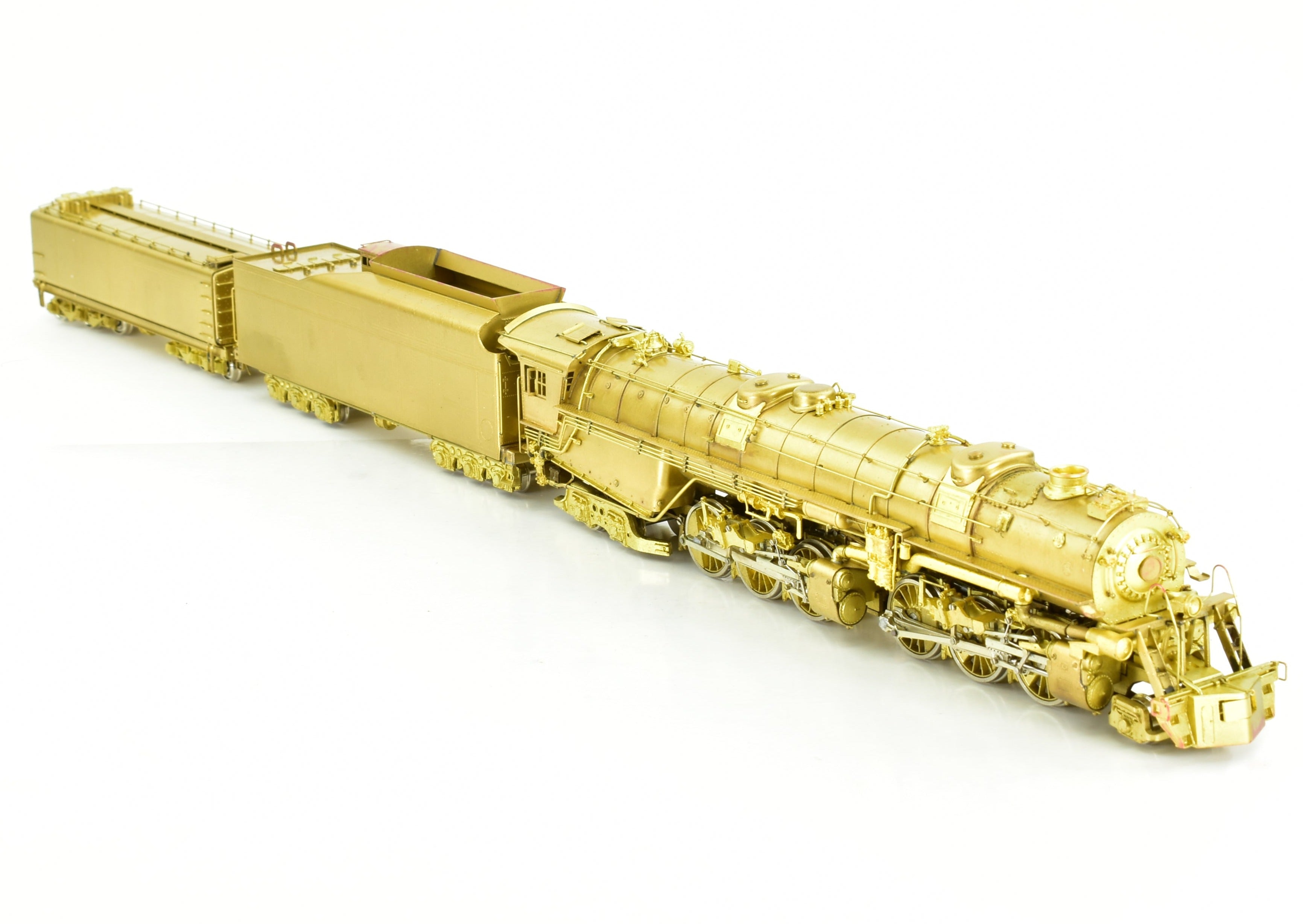 HO Scale Brass Model Train Key Imports Norfolk & Western Class A 2-6-6-4 Steam Locomotive with Auxiliary Water Car