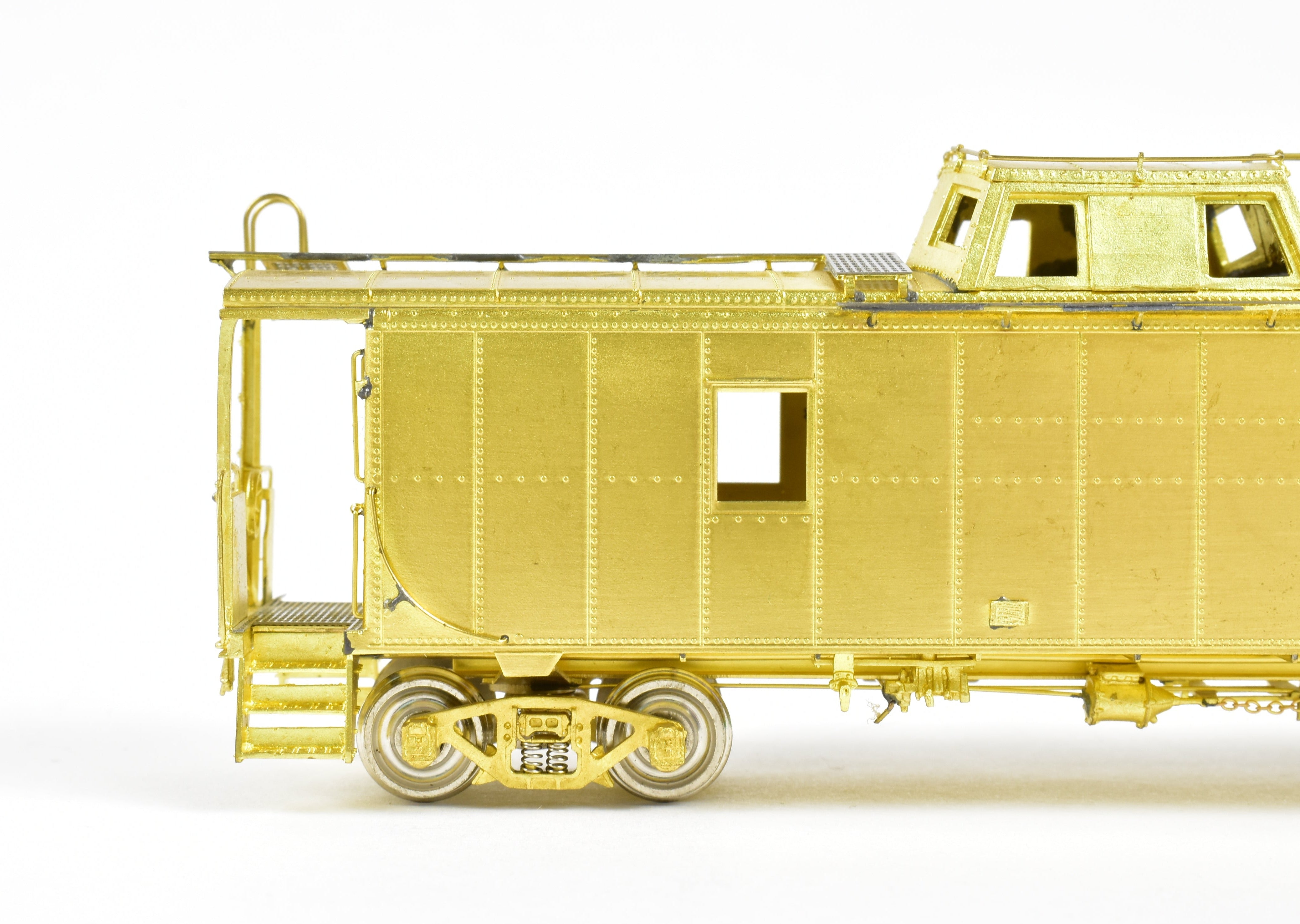HO Scale Brass Canadian Pacific Steel Streamlined Centered Cupola Caboose Model by Overland Models, Inc. (OMI)