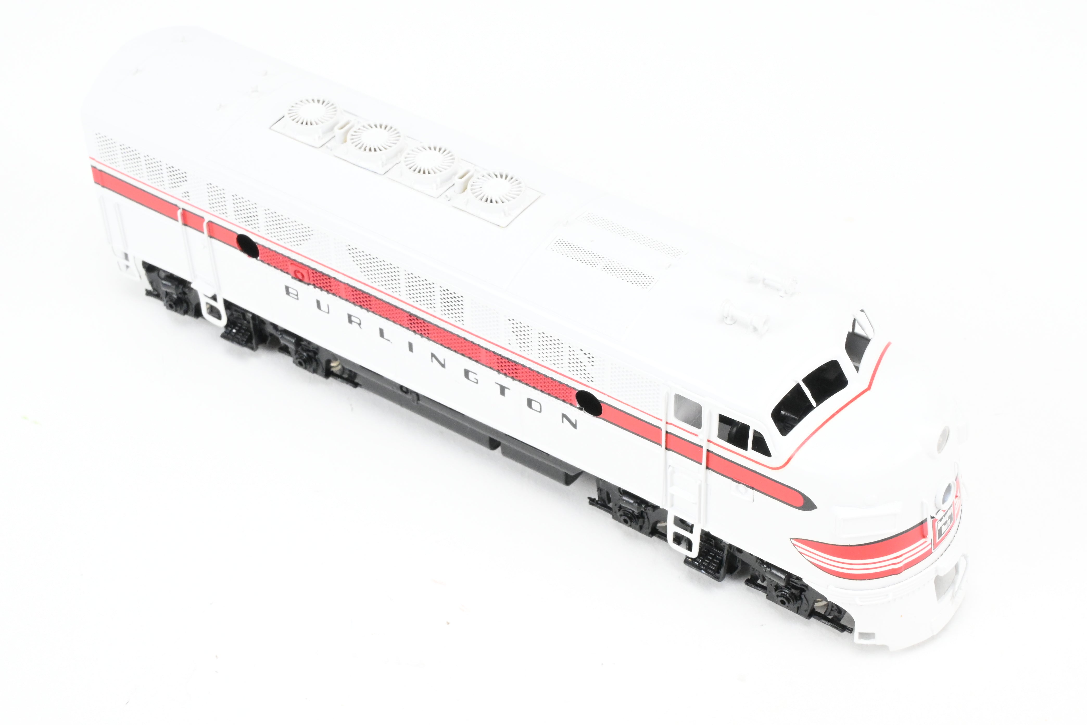 HO Scale Brass Model Train - Oriental Limited CB&Q – Burlington Route EMD F3A PH II with 1500 HP for Freight Operations