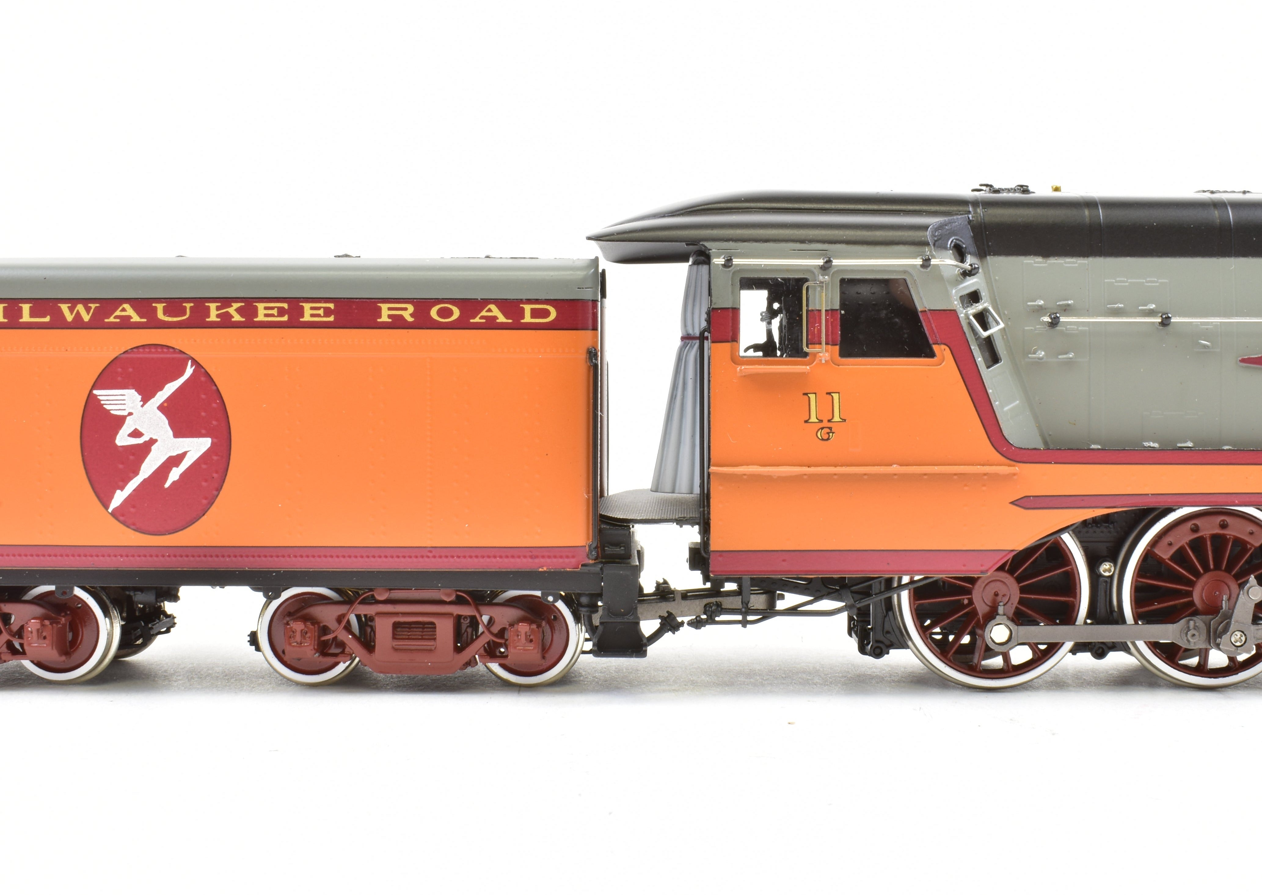 HO Scale Brass Precision Scale Co. Milwaukee Road 4-6-0 G-6PS Cut Skirt FP #11 Model