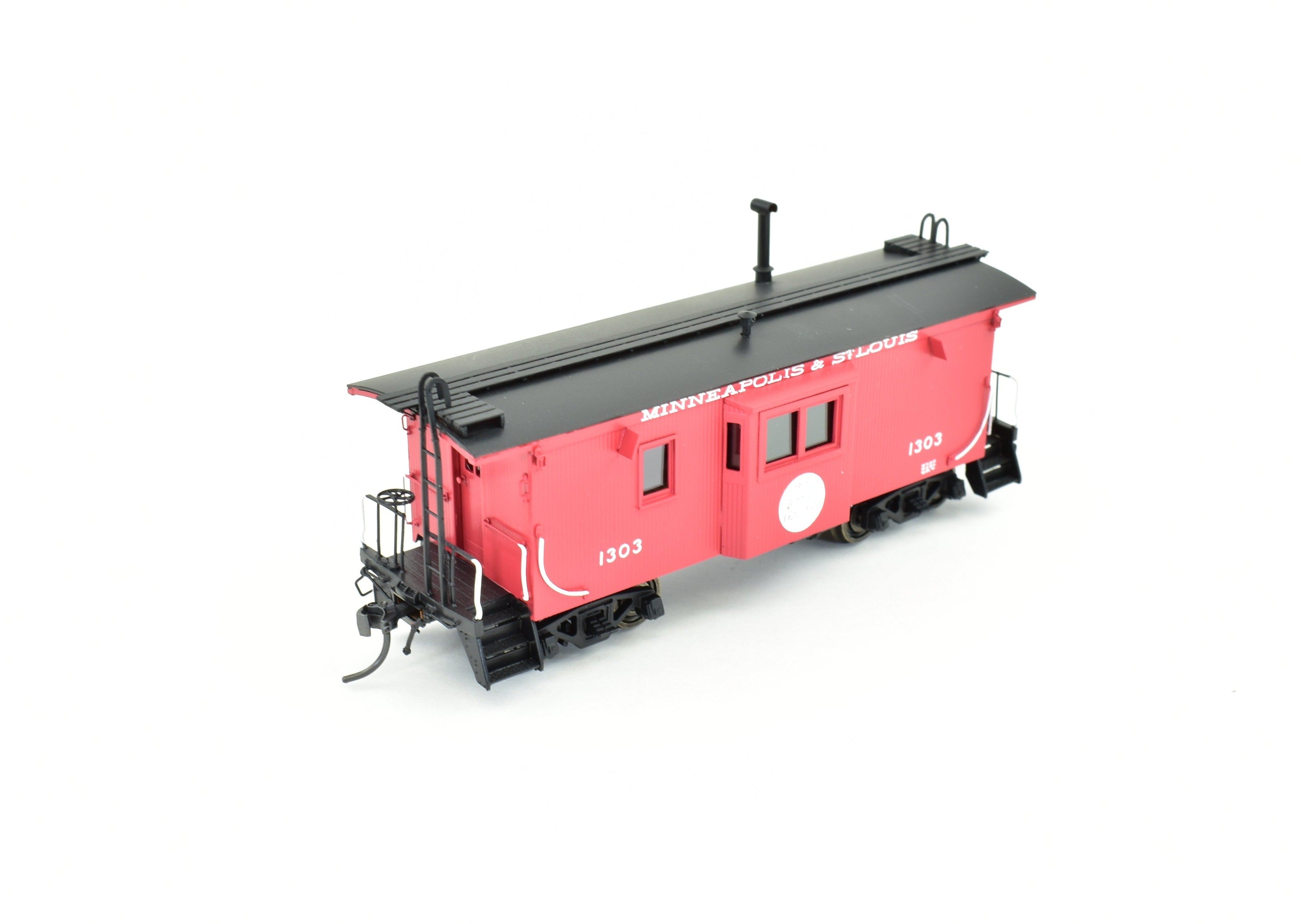 HO Brass DVP Minneapolis & St Louis Wood Bay Window Caboose Model FP 2006