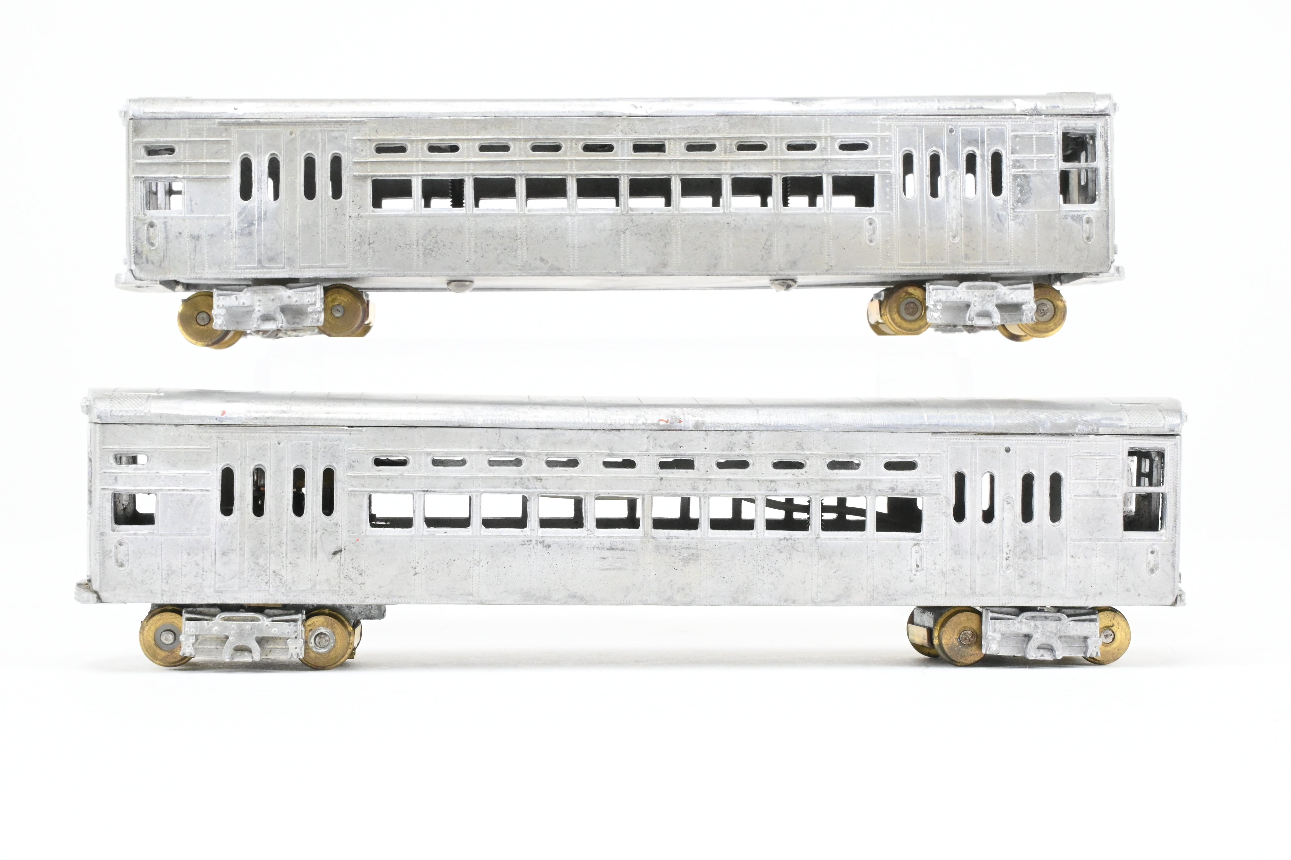 HO Scale Diecast Model Train Set - Chicago Transit Authority 1 - 50 Series Rapid Transit L Two - Car Set by MTS Imports