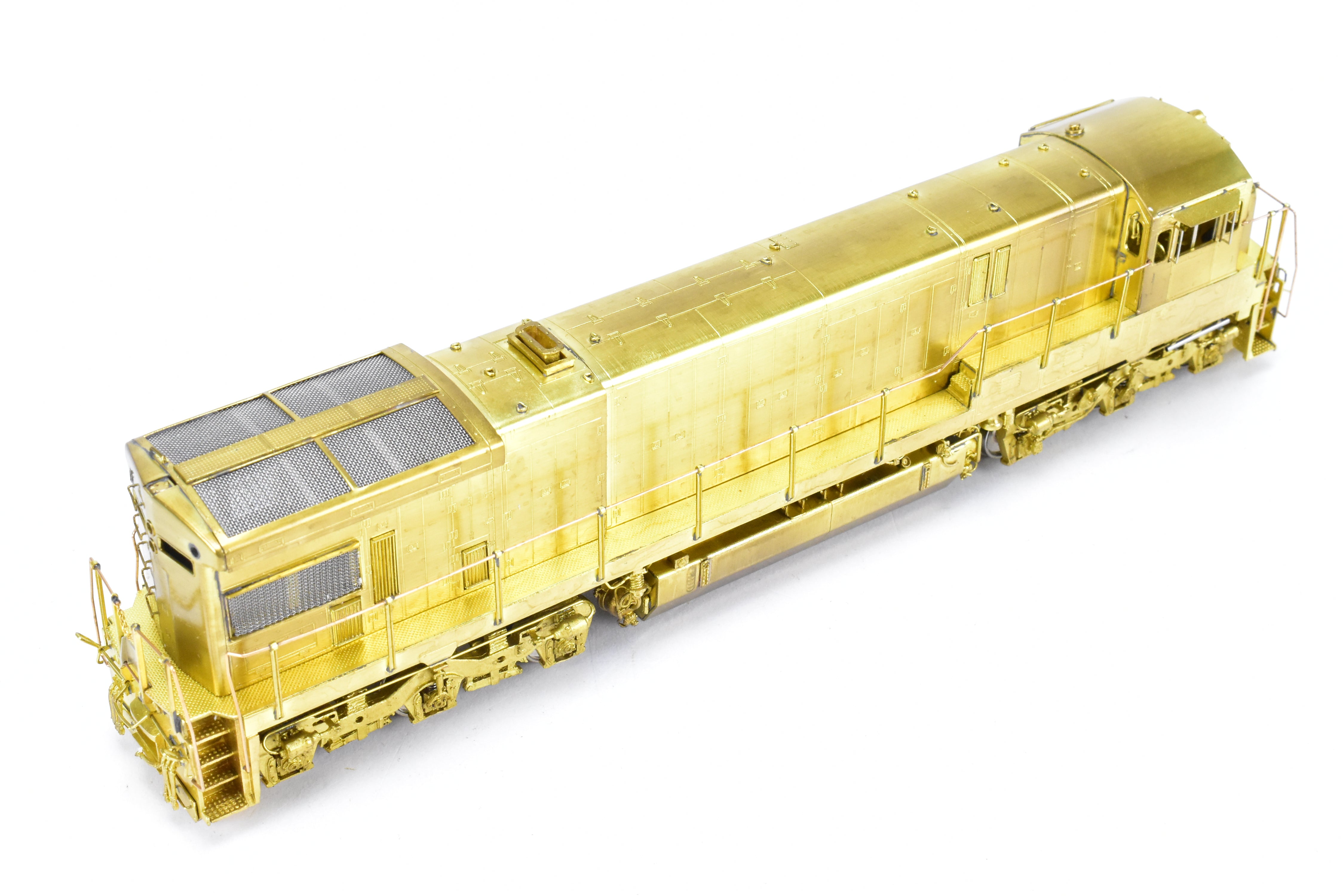 HO Scale Brass Model Train - Overland Models Inc. GE C30 - 7 4 - Window Cab Locomotive without Anti - Climber for Various Railroads