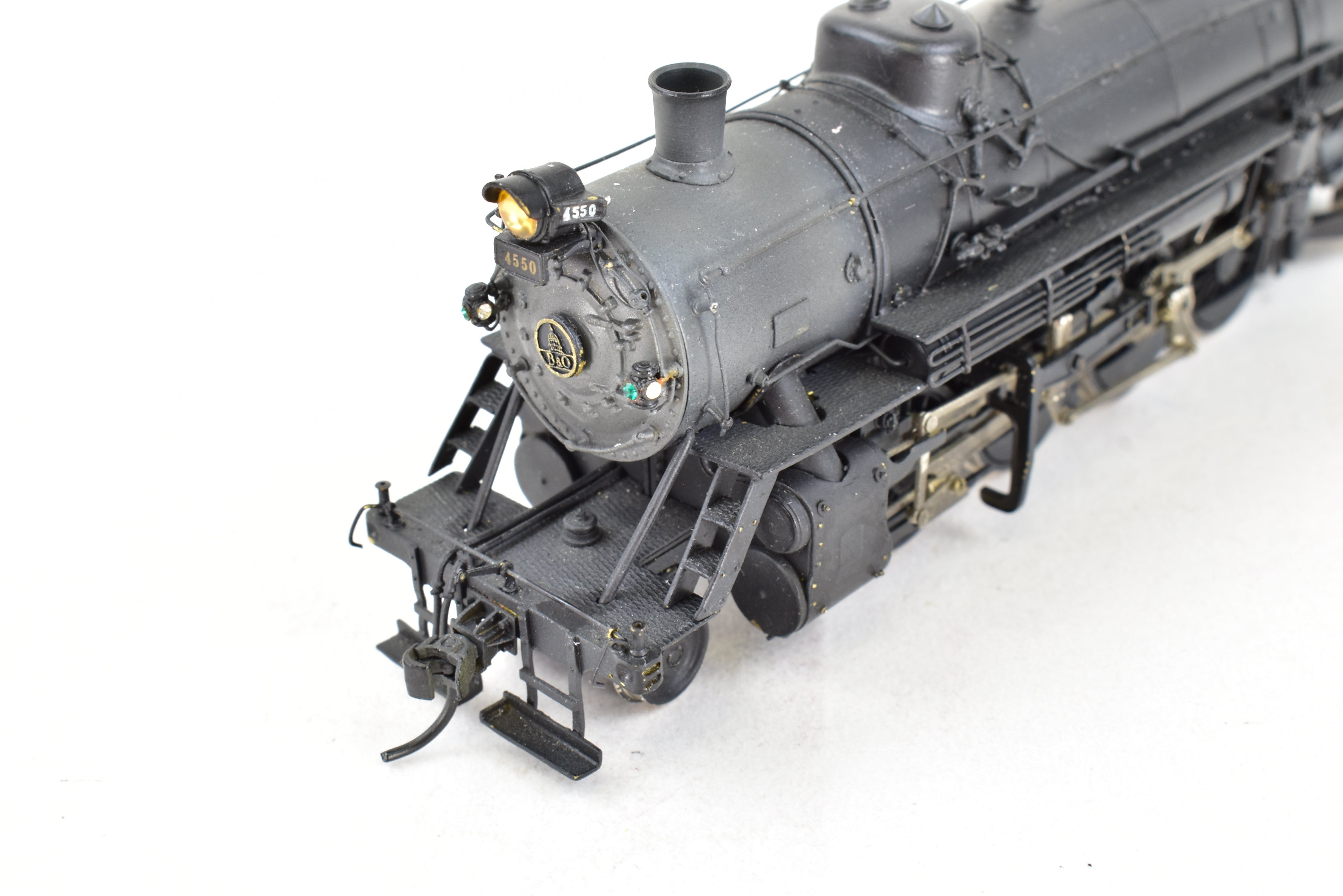 HO Brass B&O Q-3 2-8-2 Mikado #4550, Weathered, Westside Model Co.