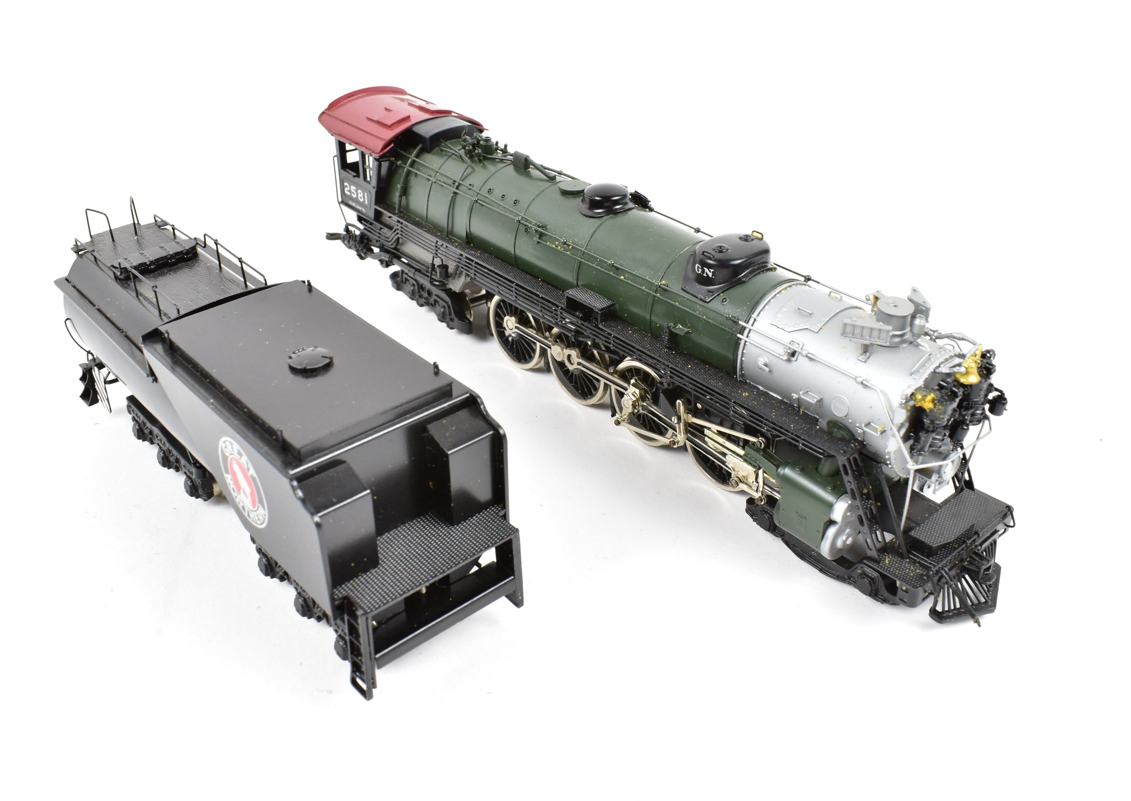 HO Brass Tenshodo Great Northern 4-8-4 S-2 Class Factory Painted Crown Model