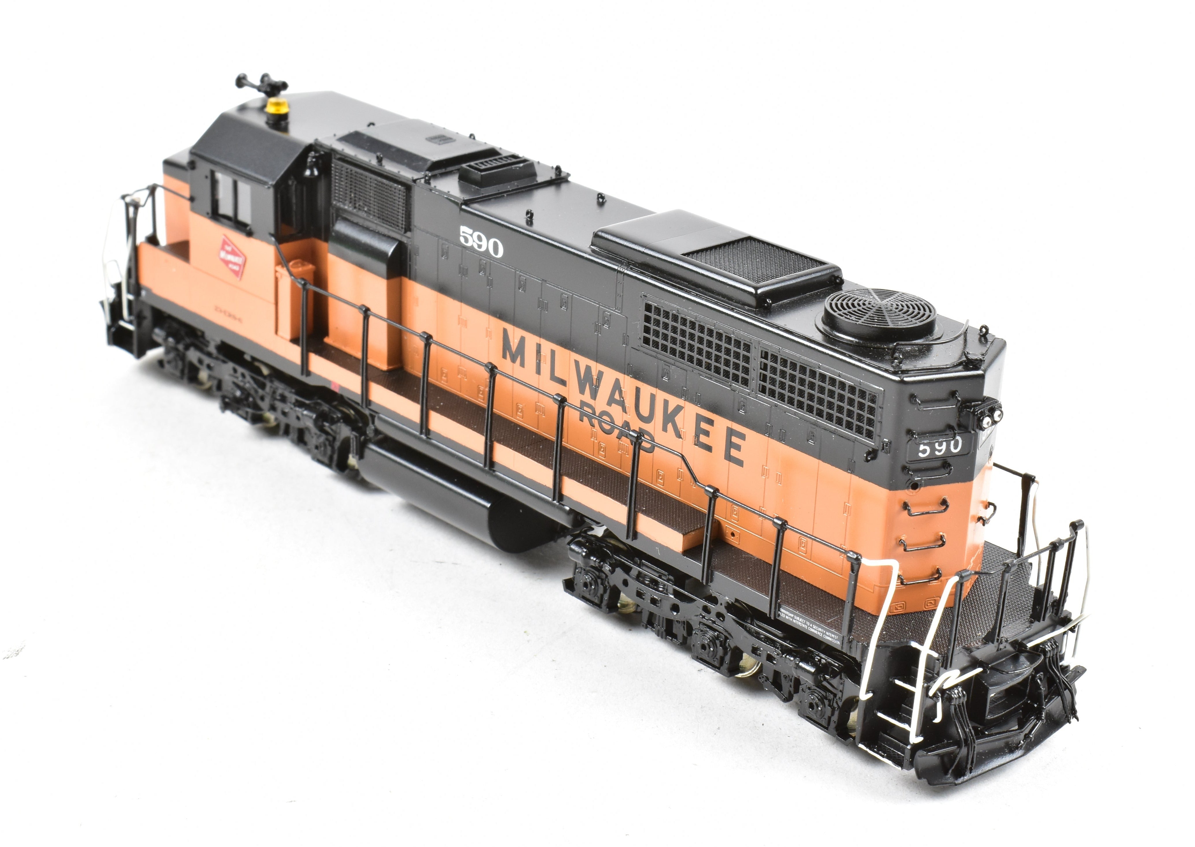 HO Scale Brass Locomotive - Overland Models, Inc. MILW - Milwaukee Road EMD SDL39 Factory Painted and Numbered 590