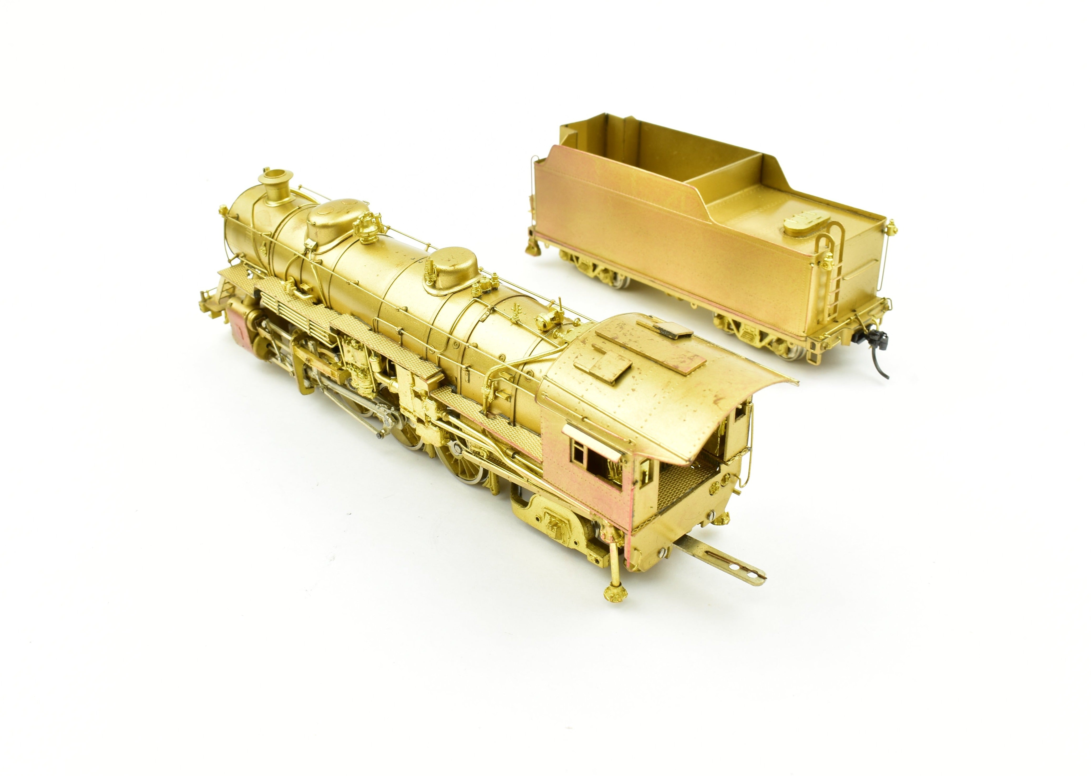 HO Scale Brass Key Imports Model of Nashville Chattanooga & St. Louis #650 2-8-2 Mikado Steam Locomotive