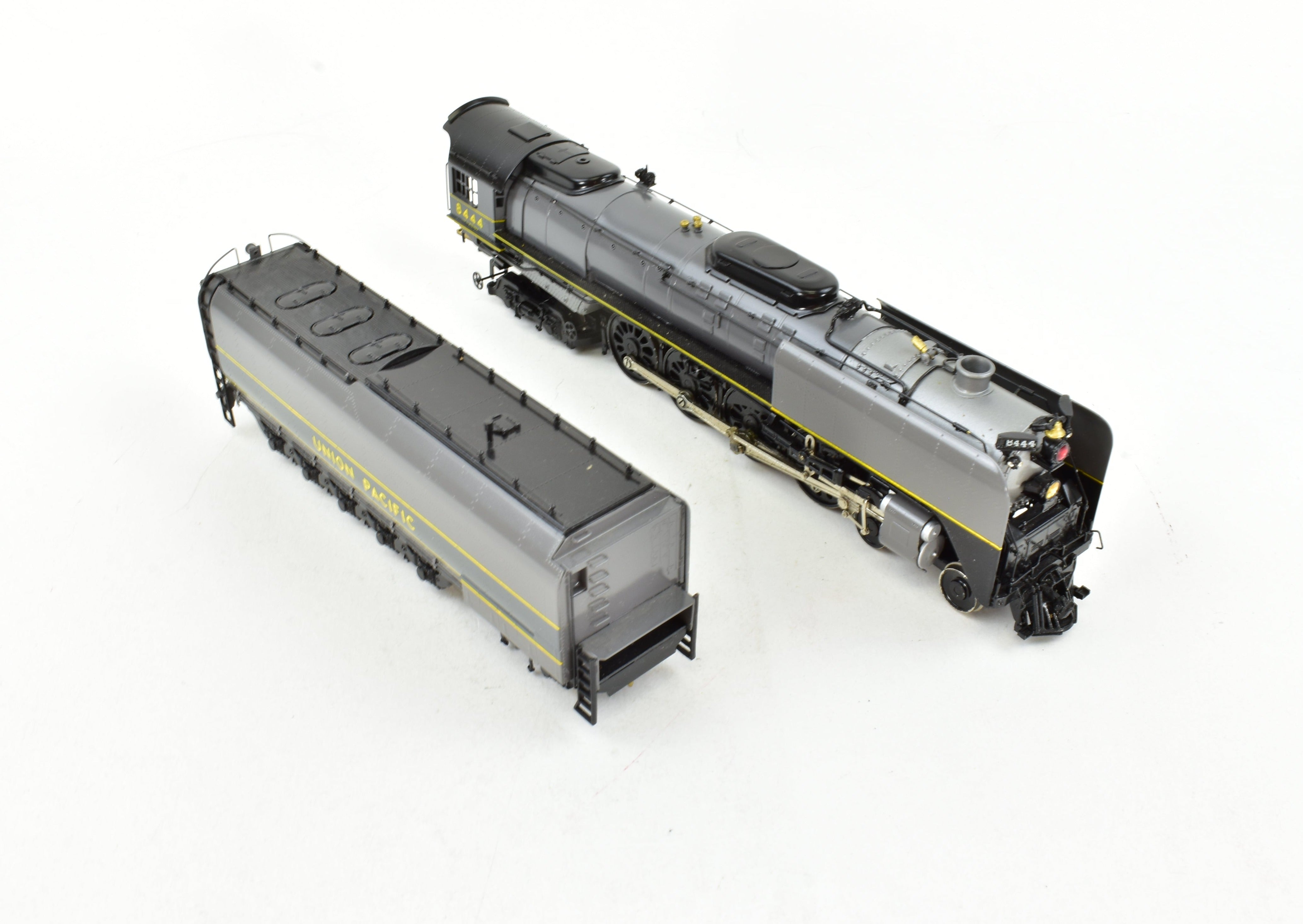 HO Scale Brass Model Train by Westside Model Co. - Union Pacific Class FEF - 2 4 - 8 - 4 Professionally Painted Locomotive No. 8444