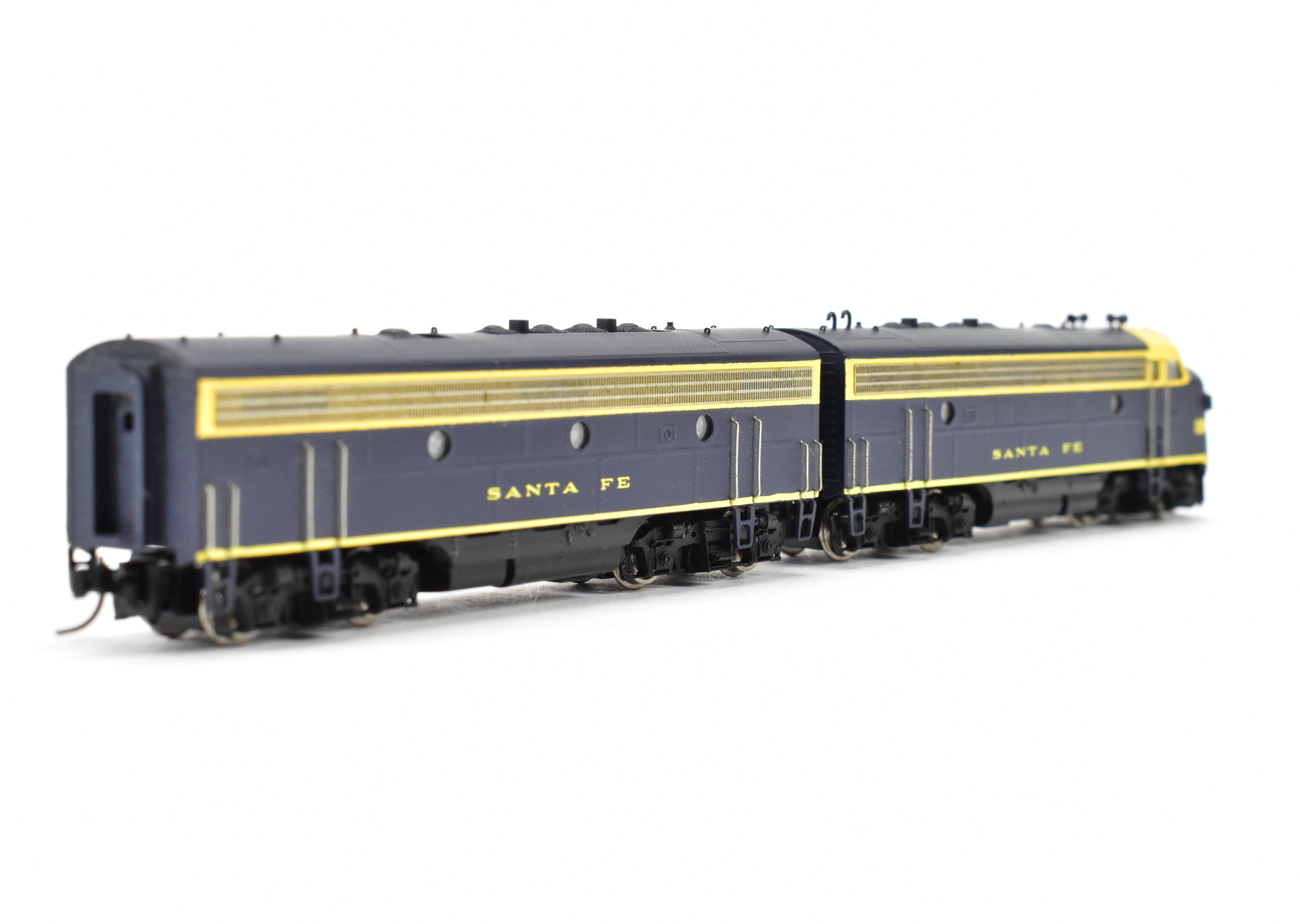 AT&SF Santa Fe EMD F - 7 A/B Set in FP Blue and Yellow by Brass Key Imports