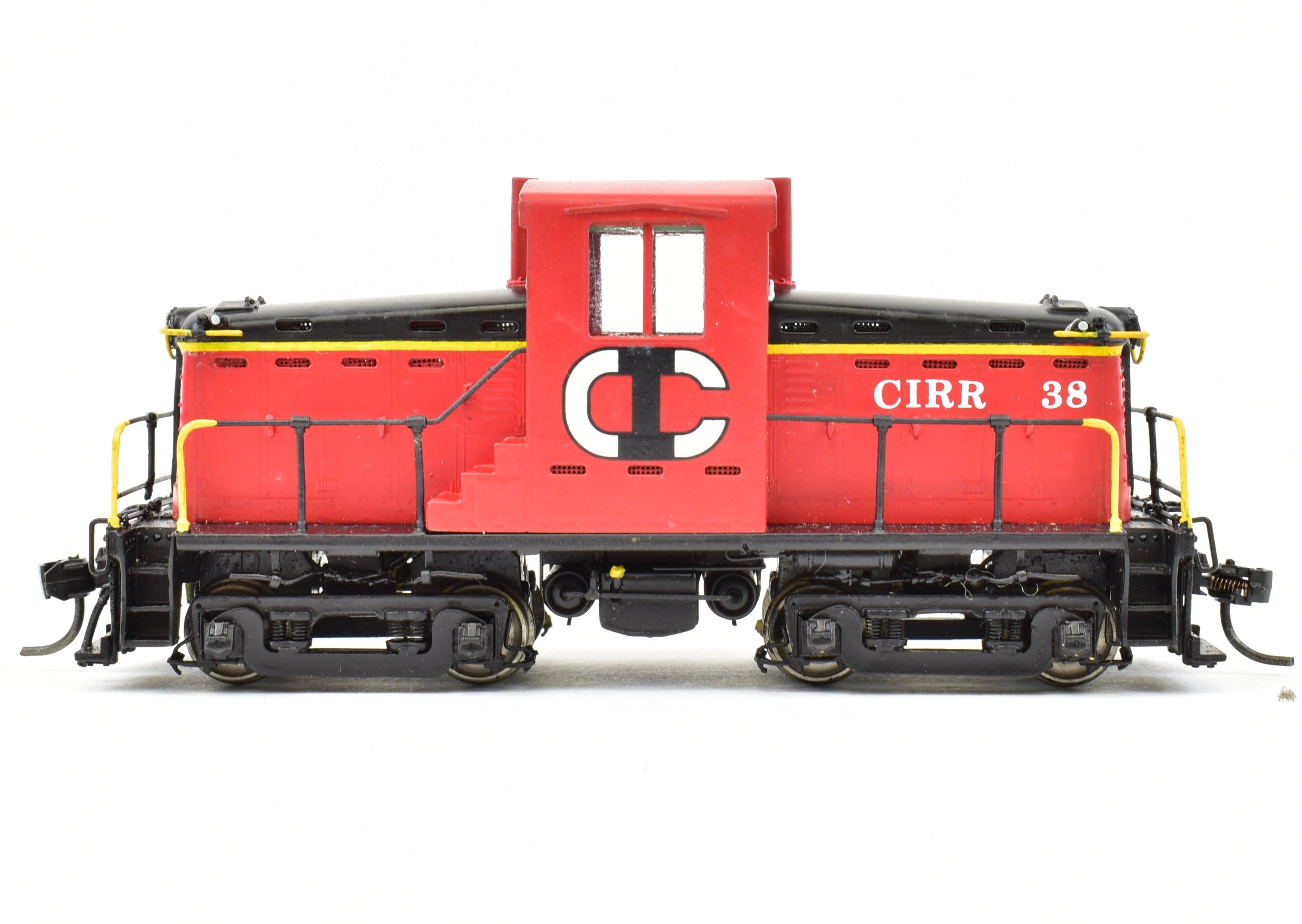 HO Scale Brass OMI - Overland Models Inc. MILW - Milwaukee Road USAX - U.S. Army 44 - DE - 18 Whitcomb Switcher Model with Custom Painted Fictional Road Design